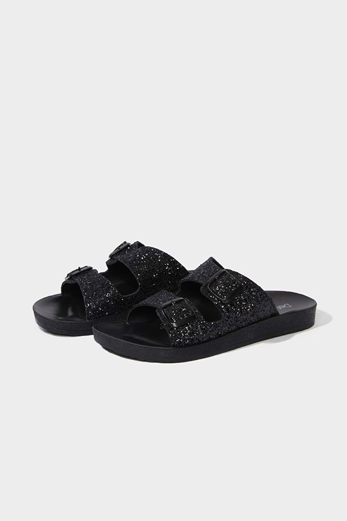 DeFacto Kadın Yüksek Taban Suni Deri Terlik C7239AX25SMBK23