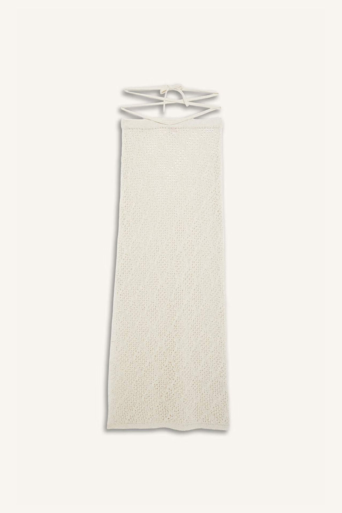 DeFacto Regular Fit Ajurlu Triko Maxi Plaj Eteği-Fall in Love B6888AX25SPER103