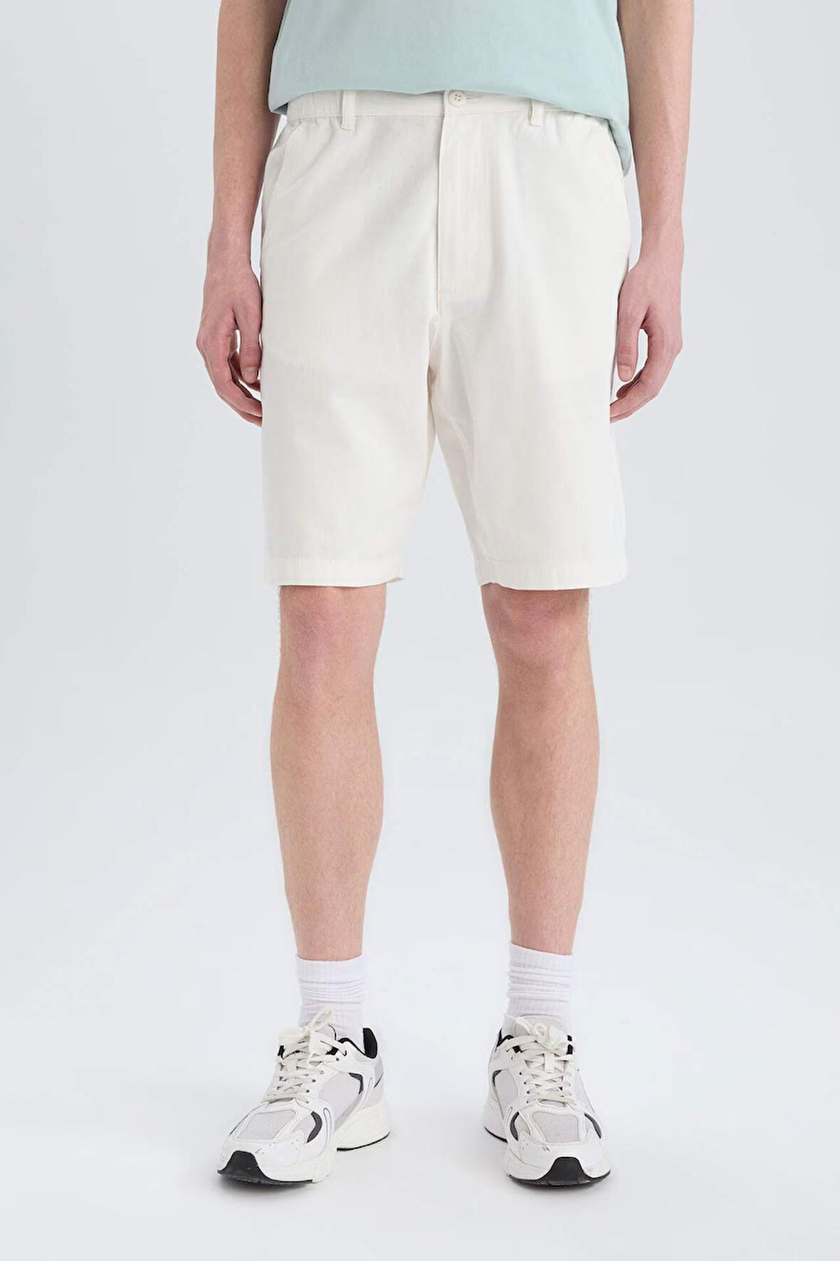 %100 Pamuk Regular Fit Bermuda Şort