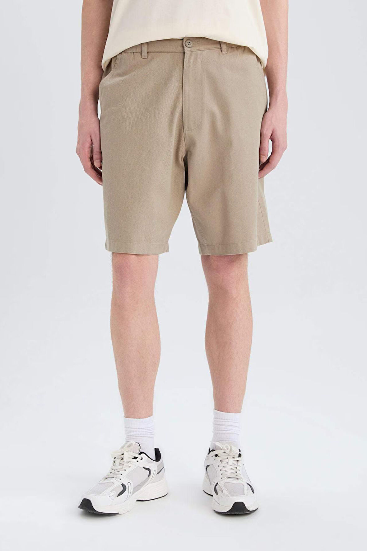 %100 Pamuk Regular Fit Bermuda Şort