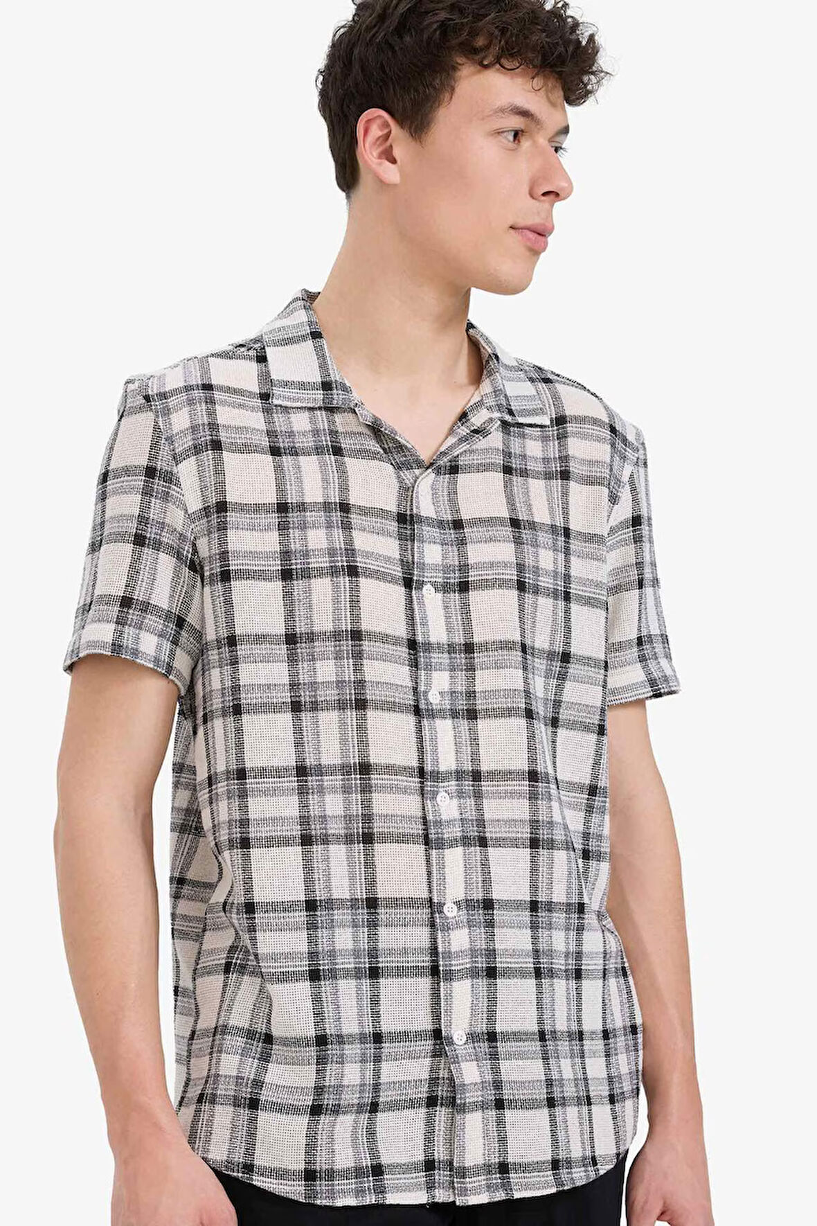 Regular Fit Polo Yaka Yazlık Pamuklu Kısa Kollu Gömlek