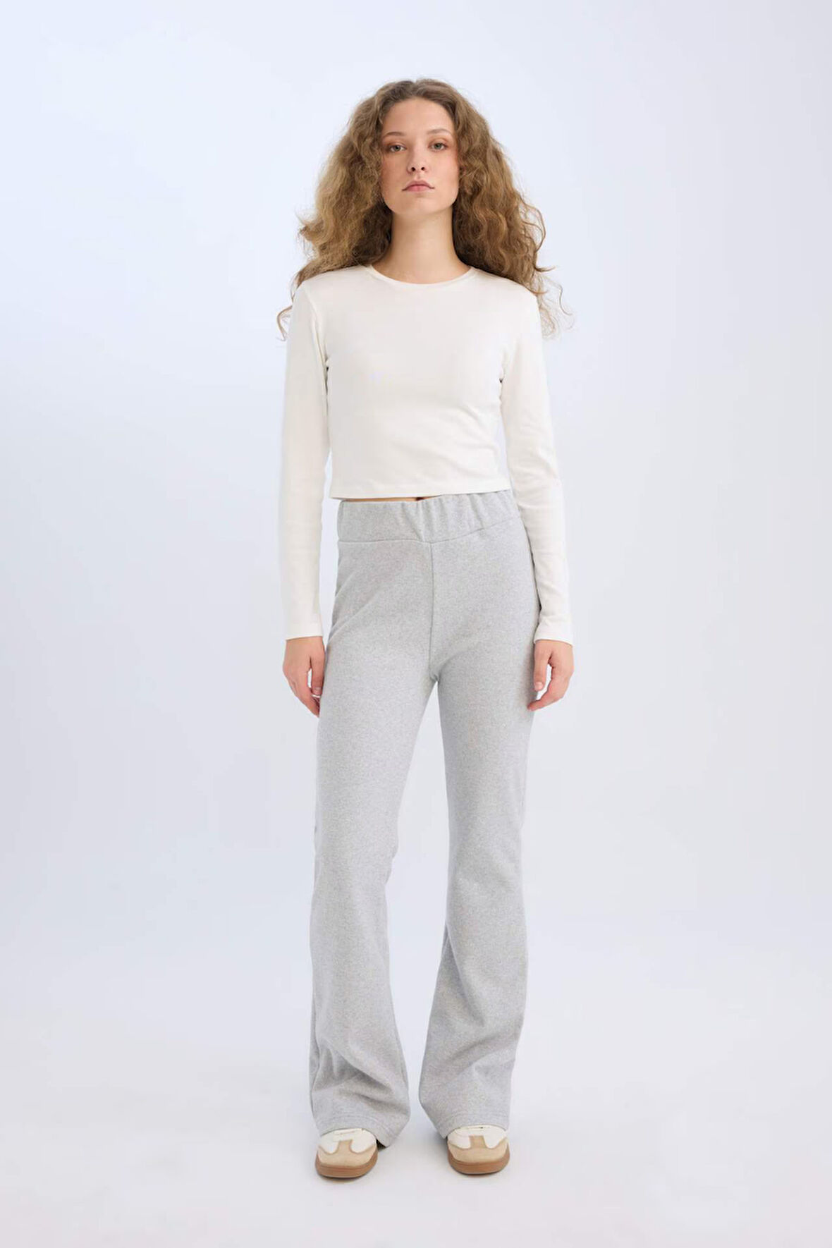 DeFacto Wide Leg Geniş Paça Esnek Belli Uzun Boy Pantolon E4387AX24WNGR256