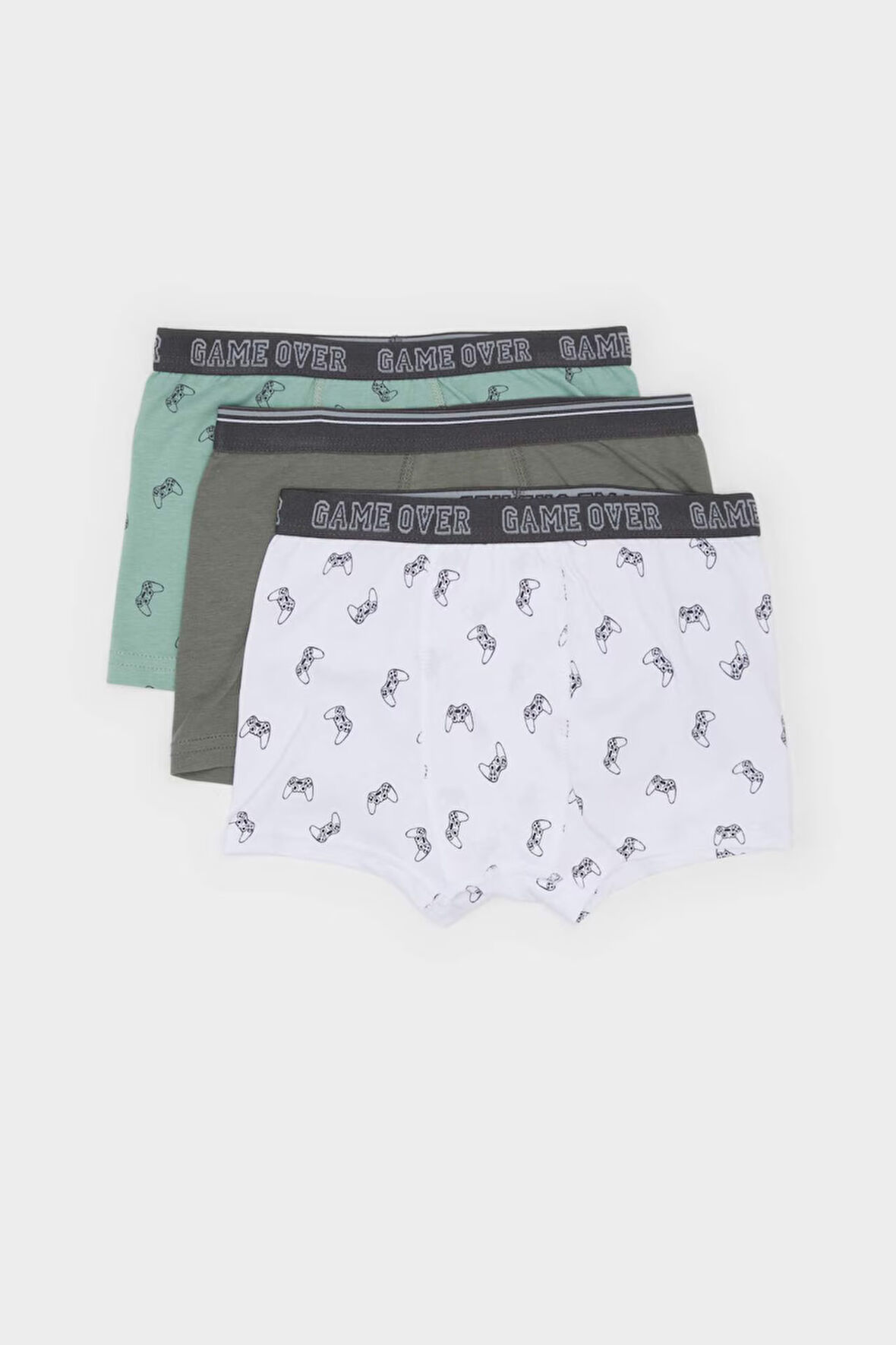 Erkek Çocuk Baskılı 3'lü Boxer