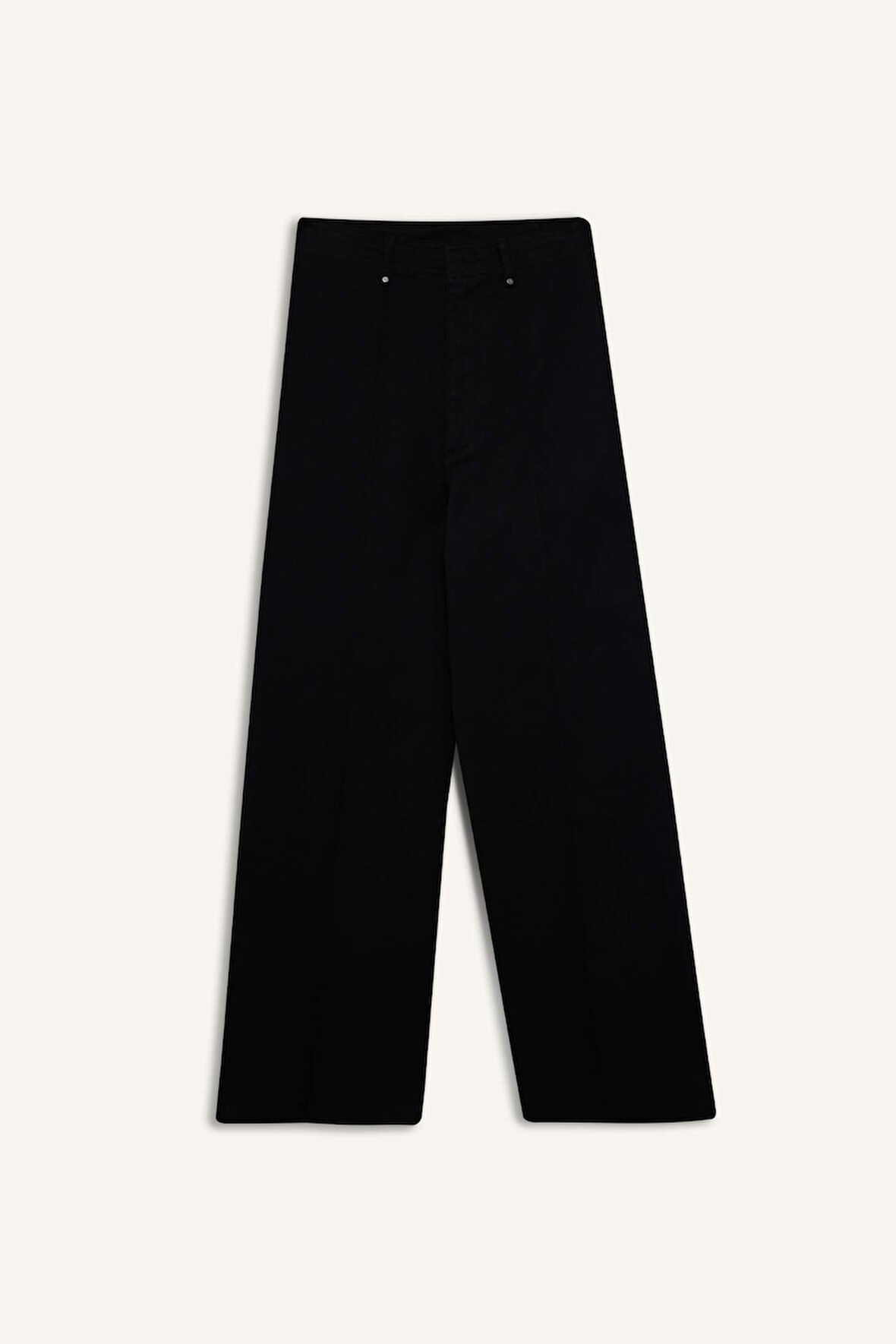 Wide Leg Gabardin Kışlık Pantolon Cepli Yüksek Bel Geniş Paça