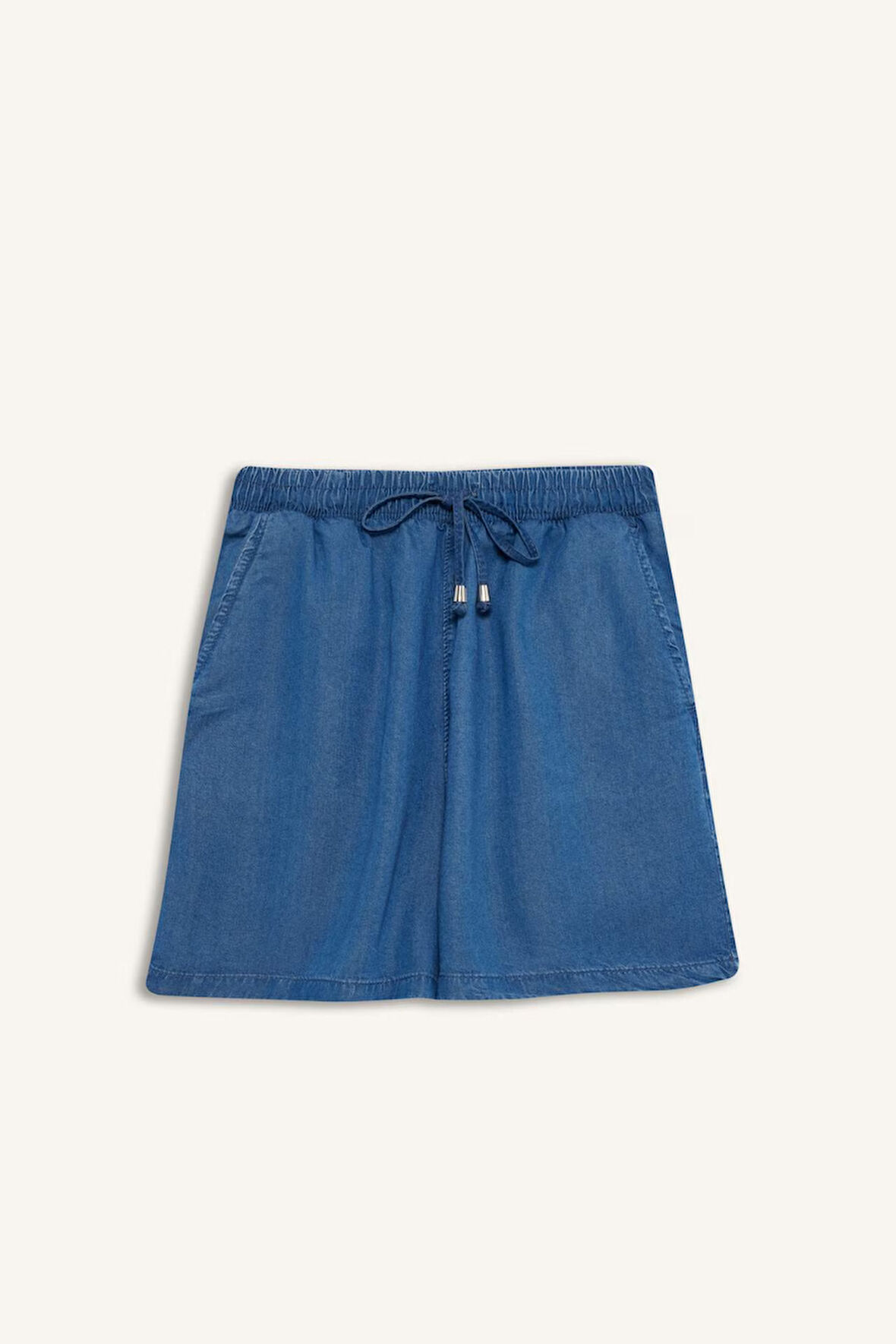 DeFacto Yüksek Esnek Belli Cepli Tensel Şort D8248AX25SMNM34