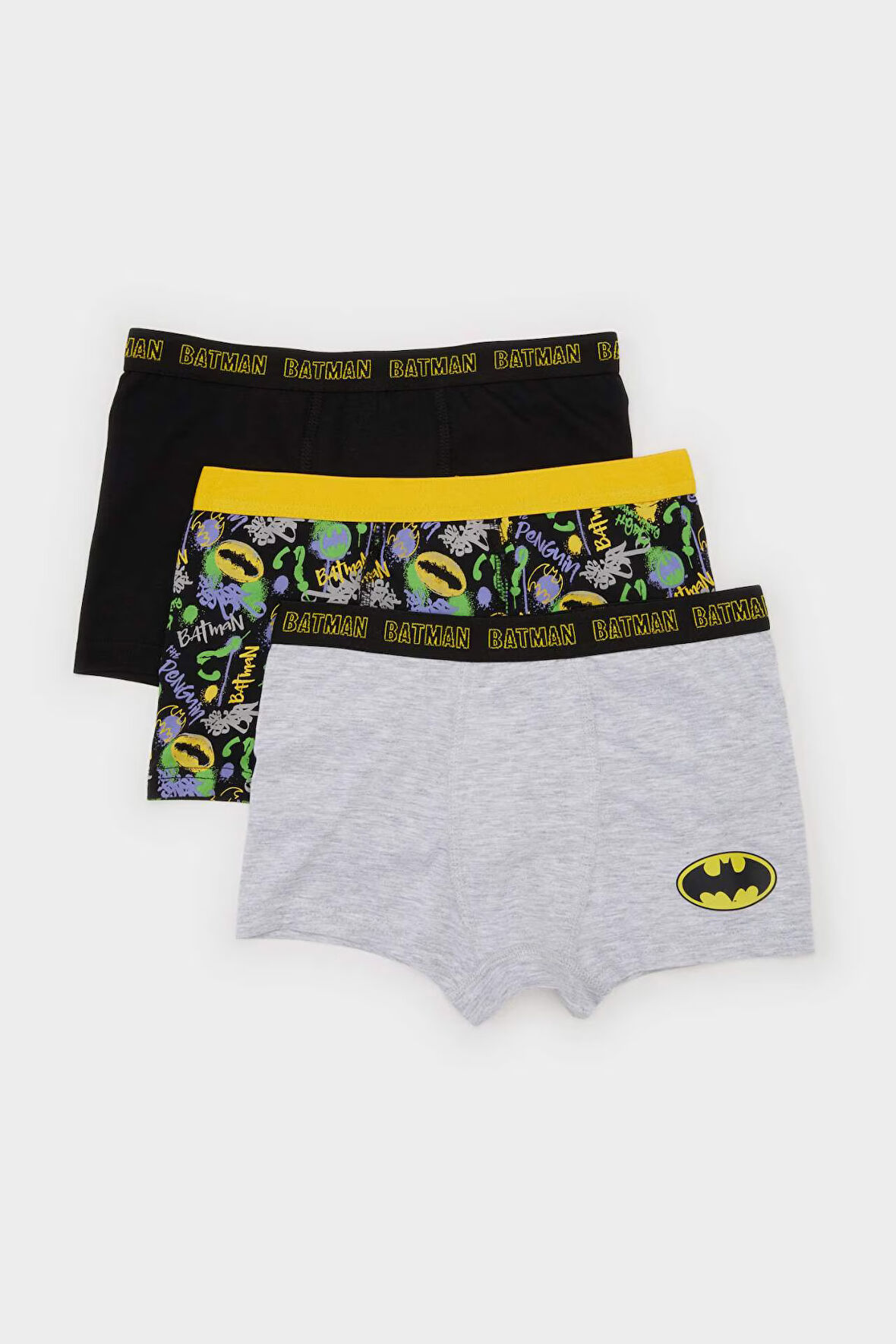 Erkek Çocuk Batman 3'lü Boxer