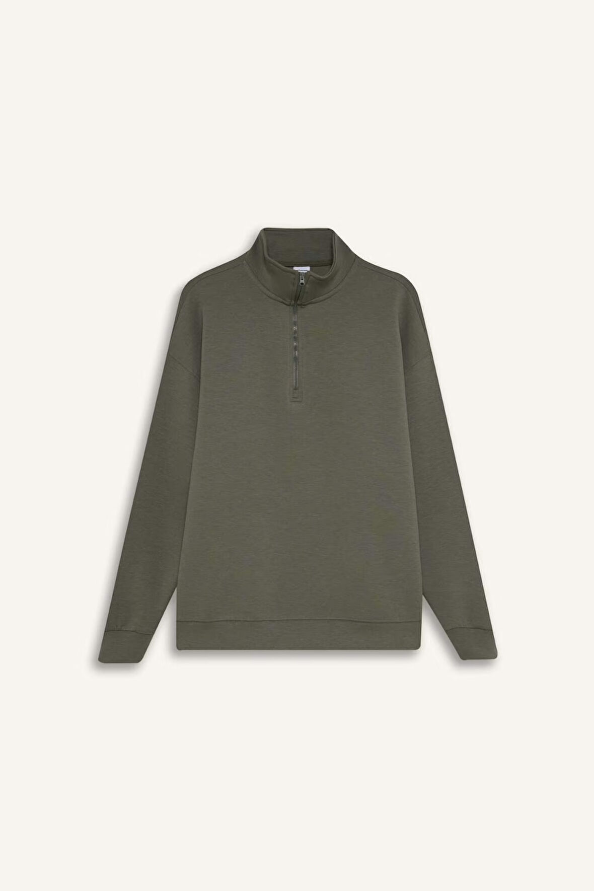 DeFactoFit Oversize Geniş Kalıp Dik Yaka Sporcu Sweatshirt D3796AX24WNKH398