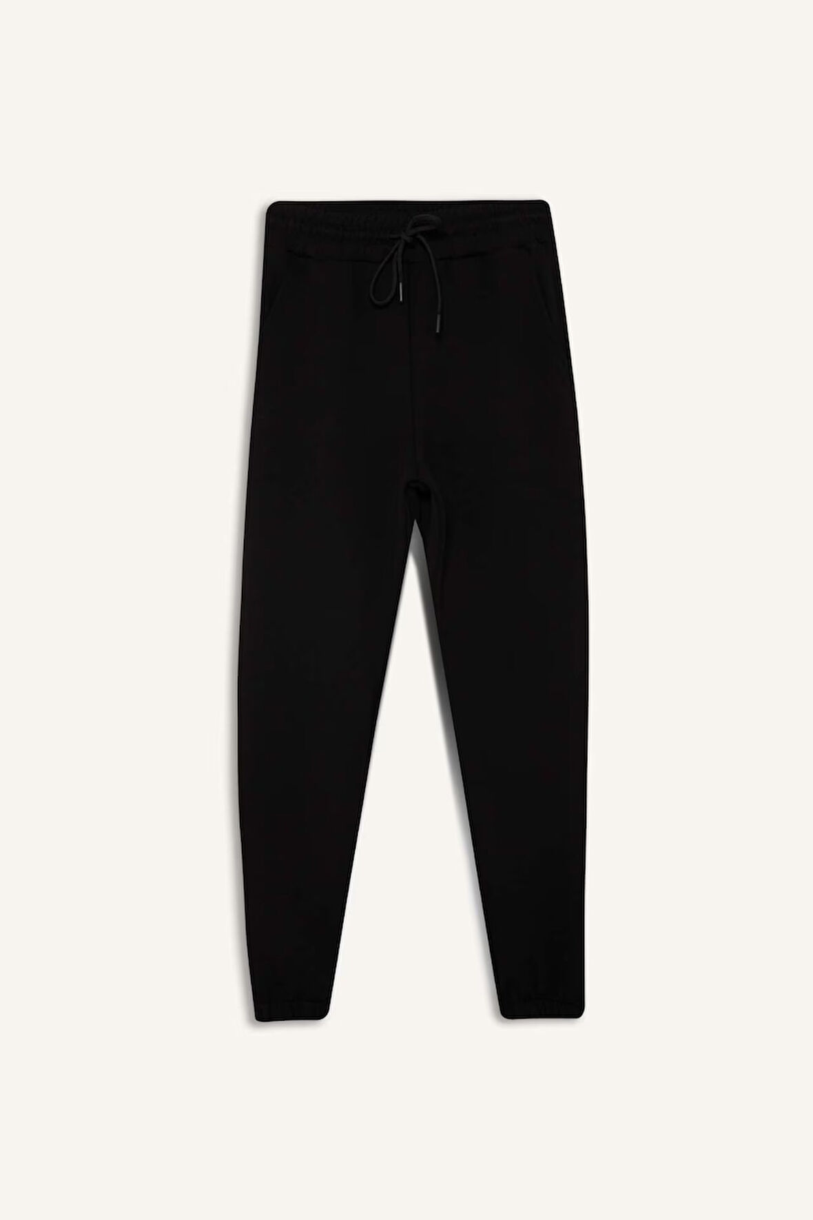 DeFactoFit Standart Fit Uzun Sporcu Jogger Eşofman Altı Cepli Beli Paçası Lastikli E3546AX24WNBK81