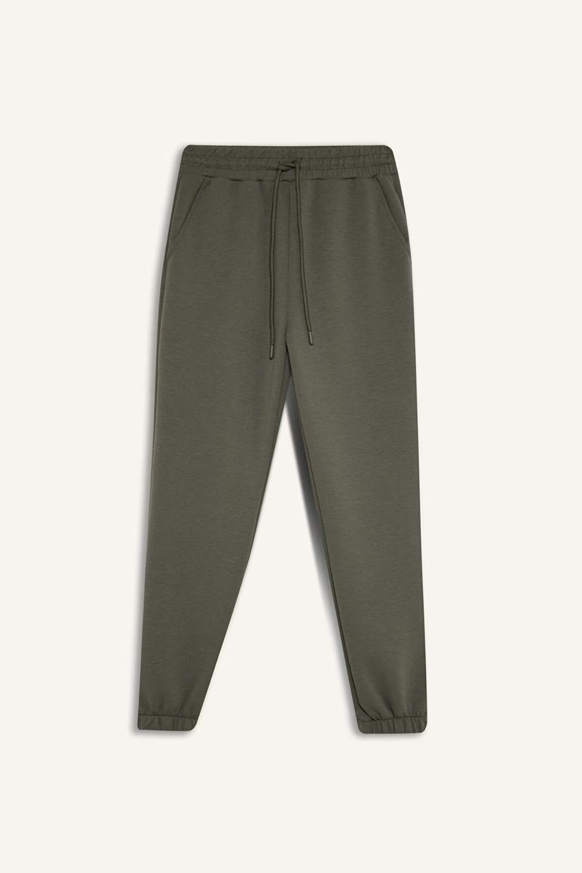 DeFactoFit Standart Fit Uzun Sporcu Jogger Eşofman Altı Cepli Beli Paçası Lastikli E3546AX24WNKH398