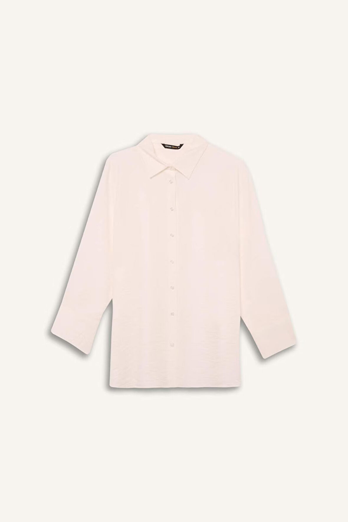 DeFacto Regular Fit Basic Düz Uzun Kollu Gömlek C3819AX25SPWT32