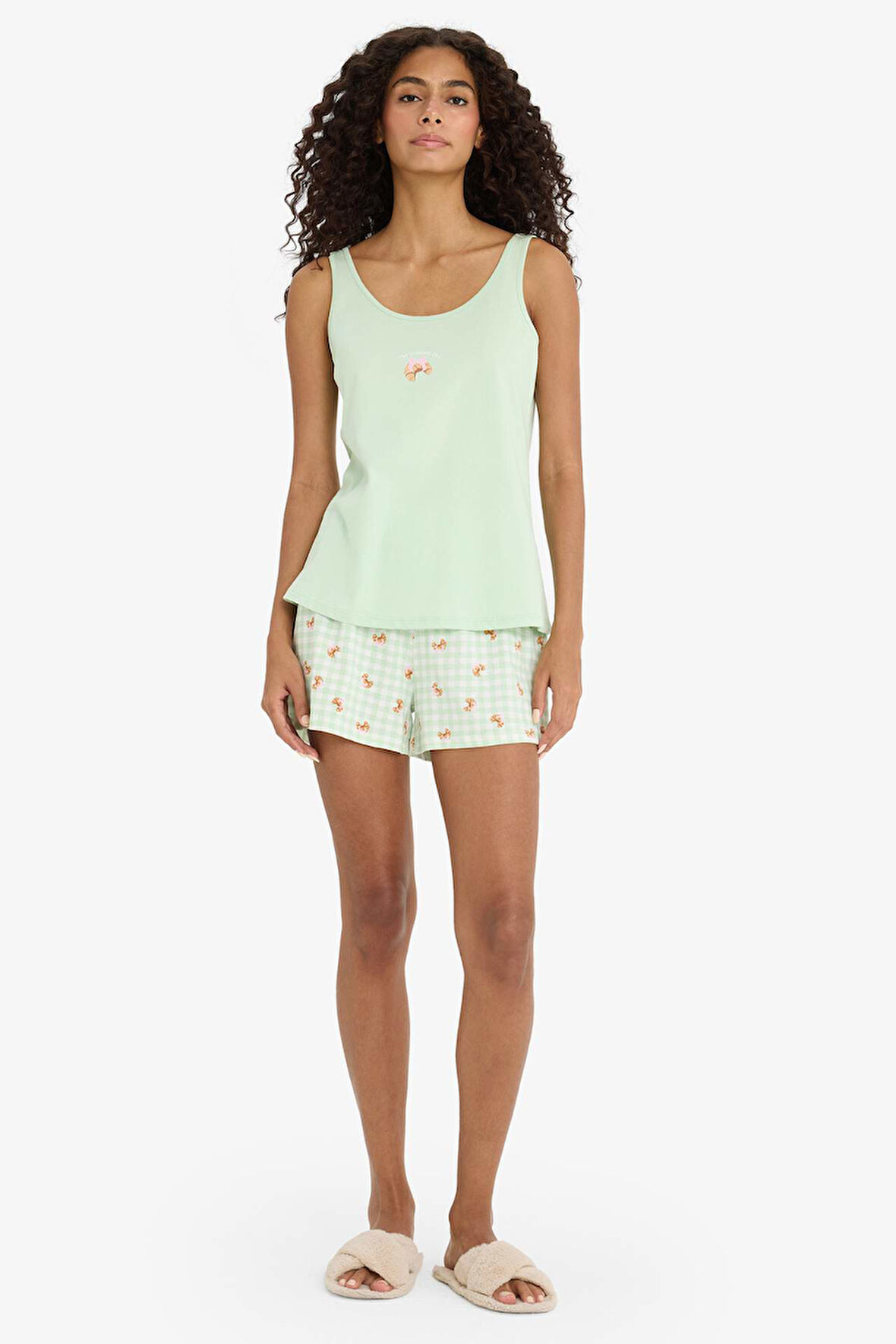 Regular Fit Kolsuz 2'li Takım -Fall in Love