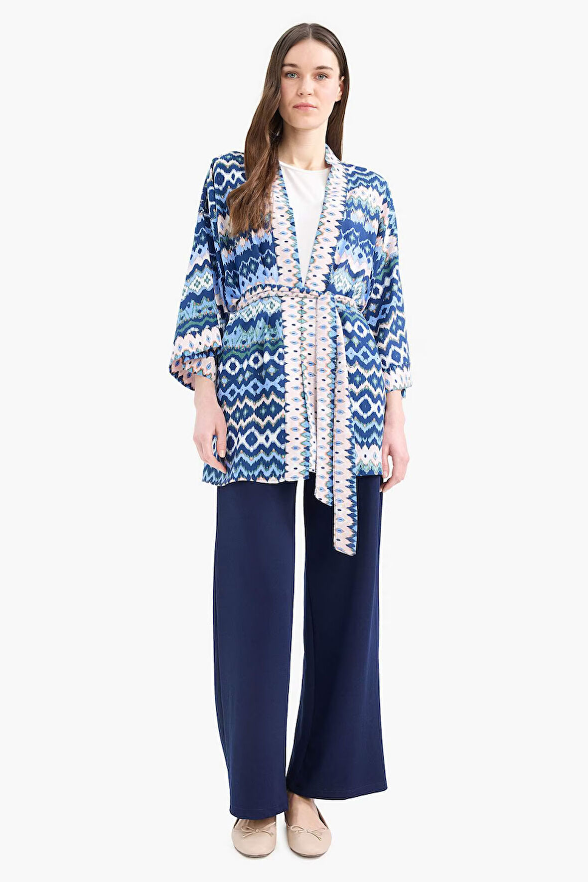 	Straight Wide Geniş Paöa Basic Düz Pantolon