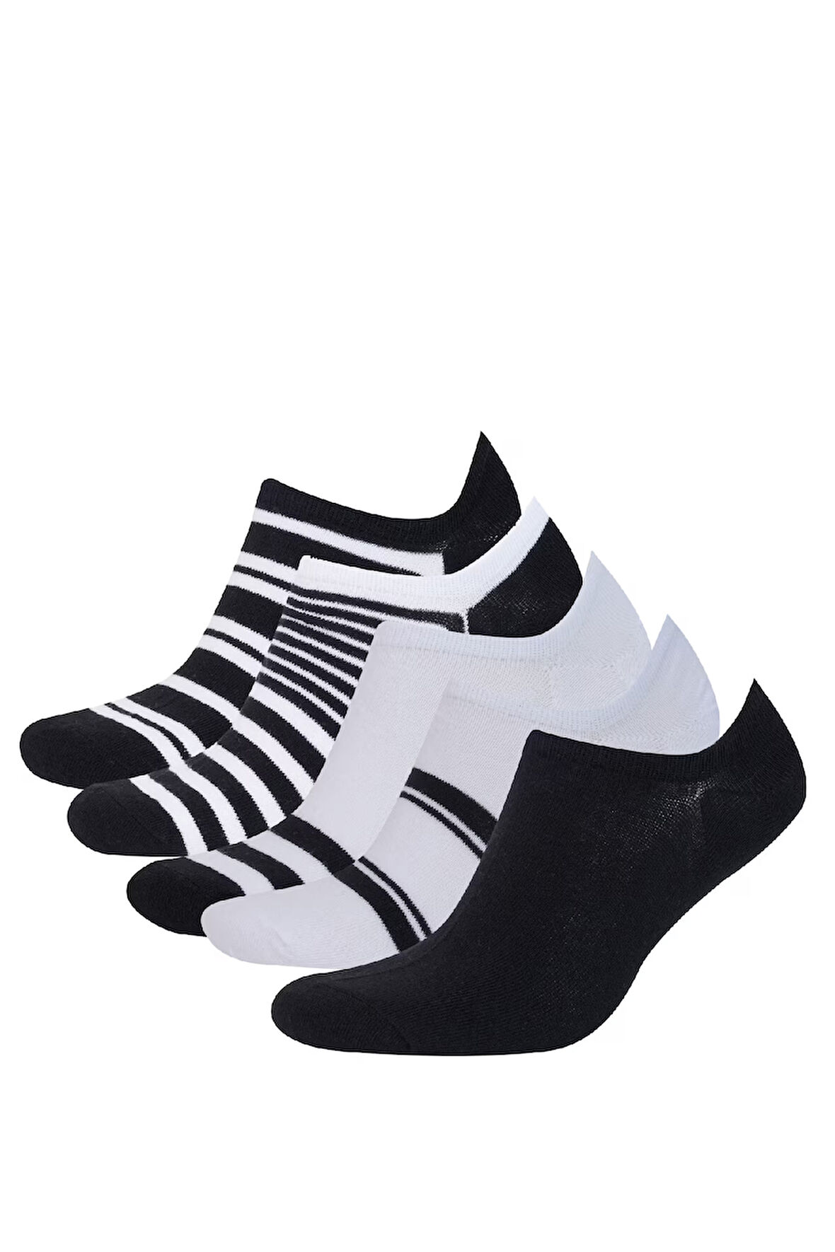 DeFacto Erkek 5'li Pamuklu Sneaker Çorap D9978AXNSKR1