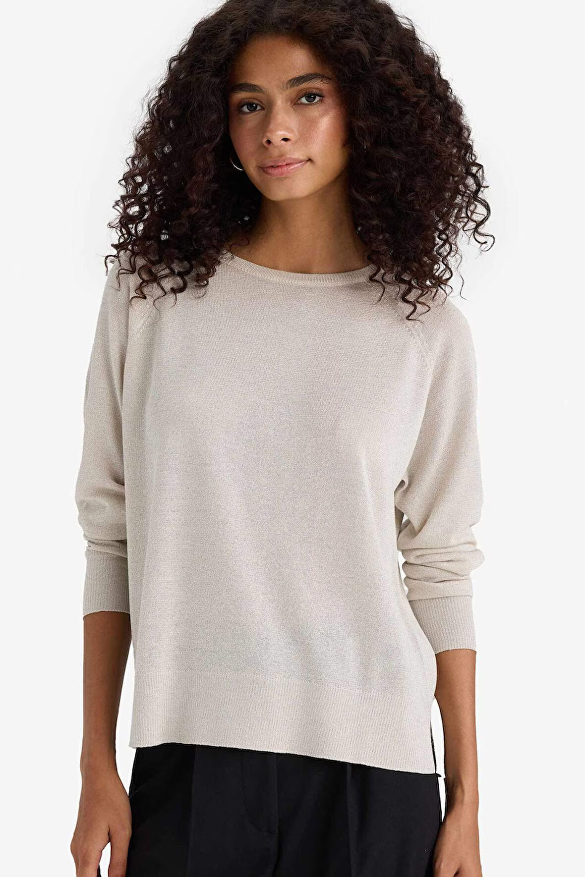 Regular Fit Bisiklet Yaka Triko Kazak