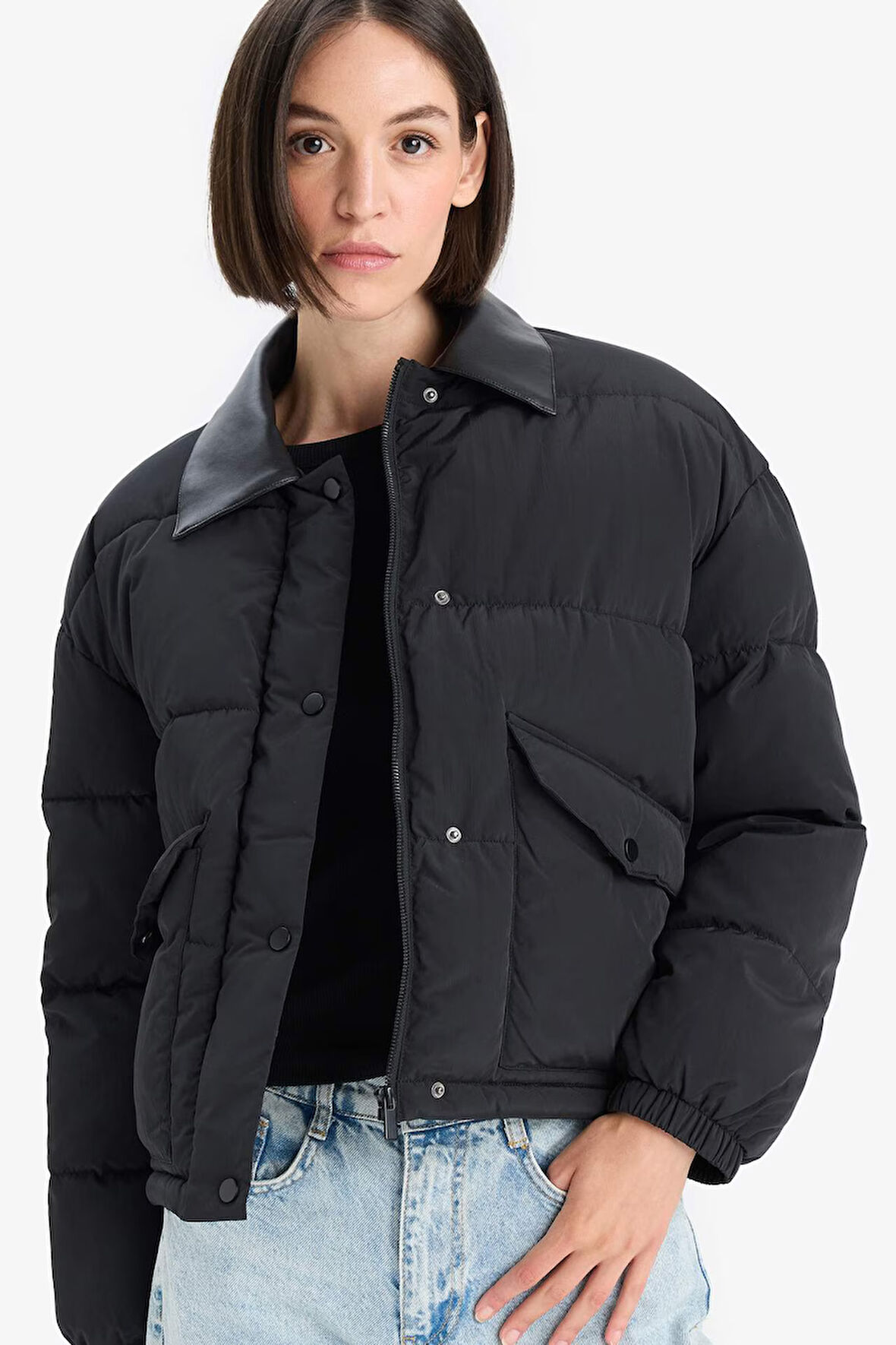 Su Geçirmez Regular Fit Polo Yaka Mont