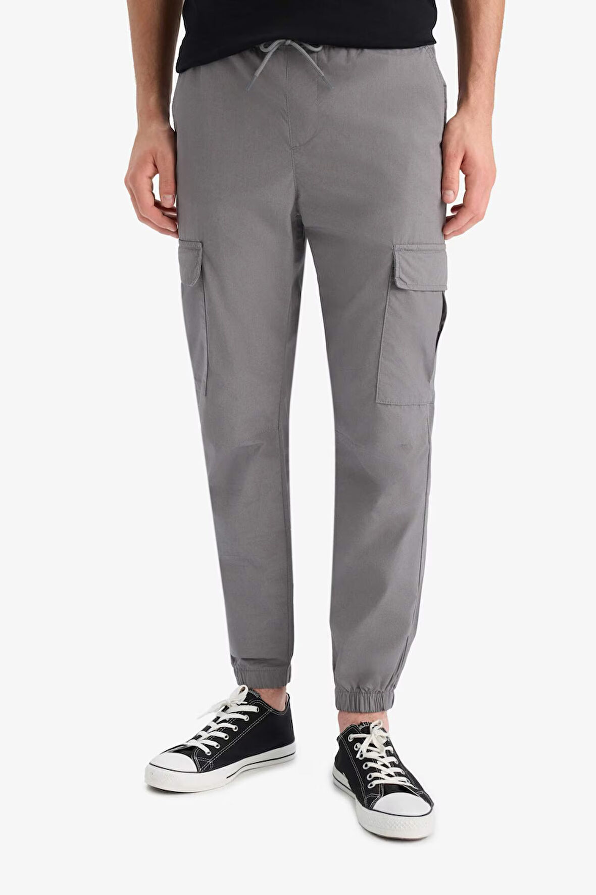 DeFacto %100 Pamuk Regular Kargo Cepli Yazlık Jogger Paraşüt Pantolon E2181AX25SMGR206