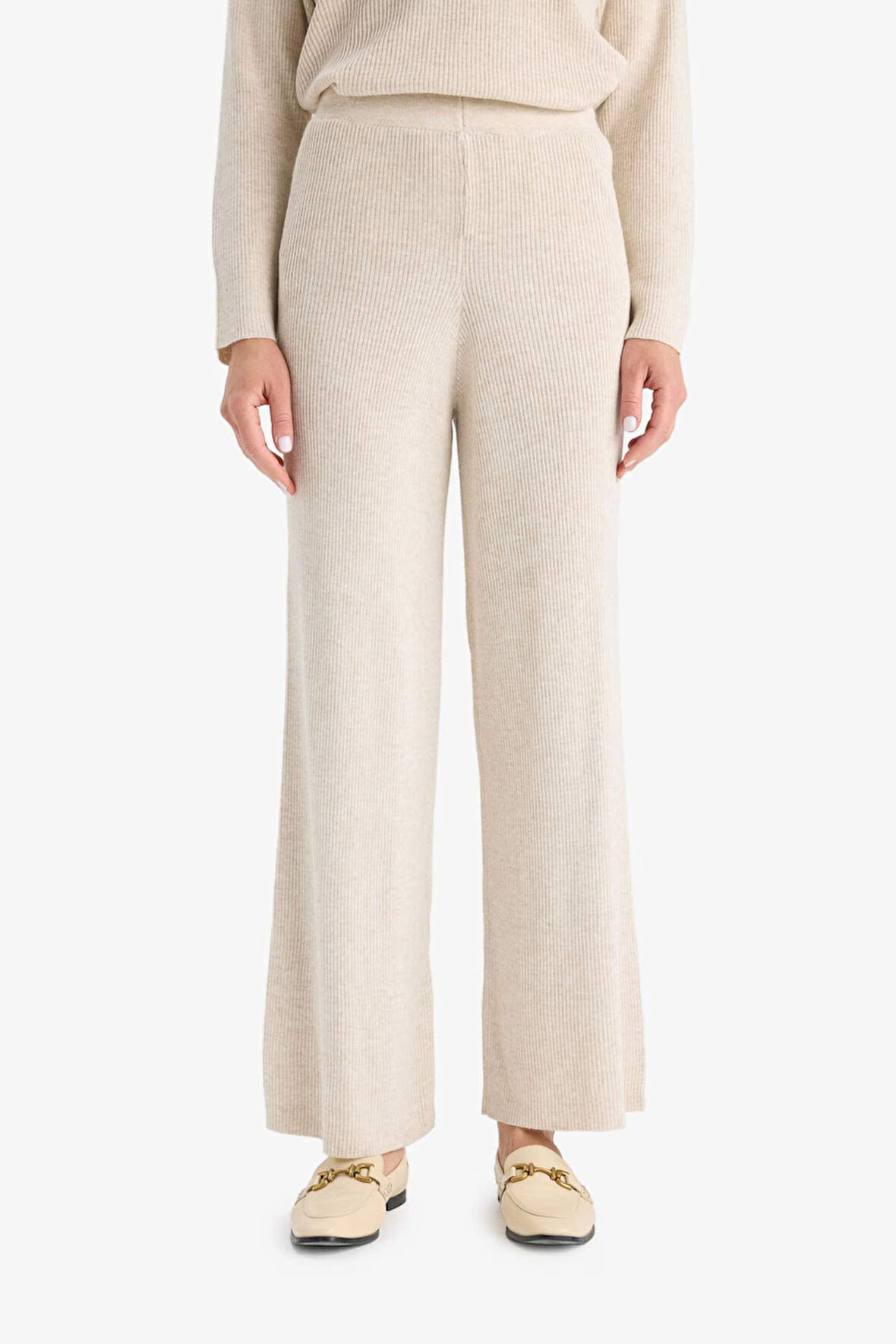 Regular Fit Düz Paça Pantolon