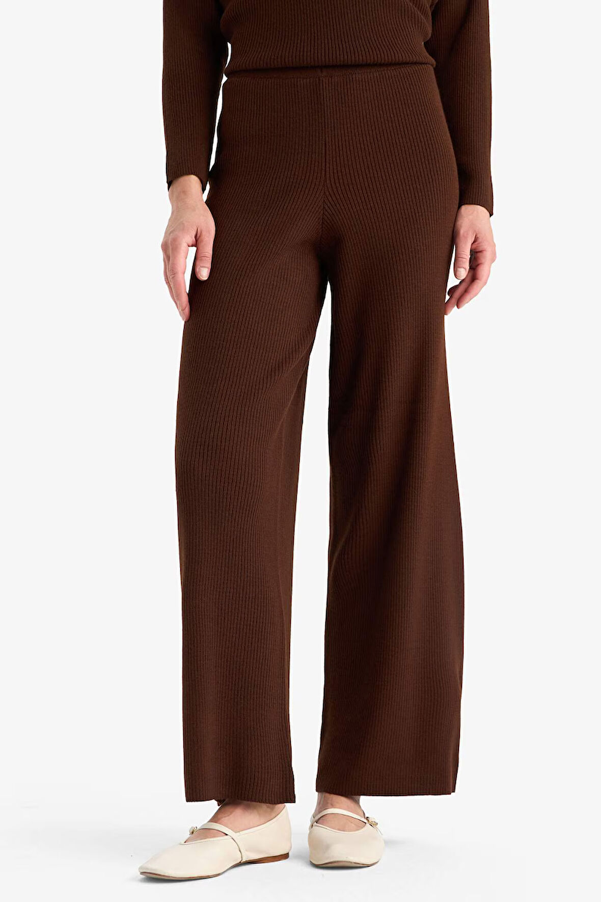 Regular Fit Düz Paça Pantolon