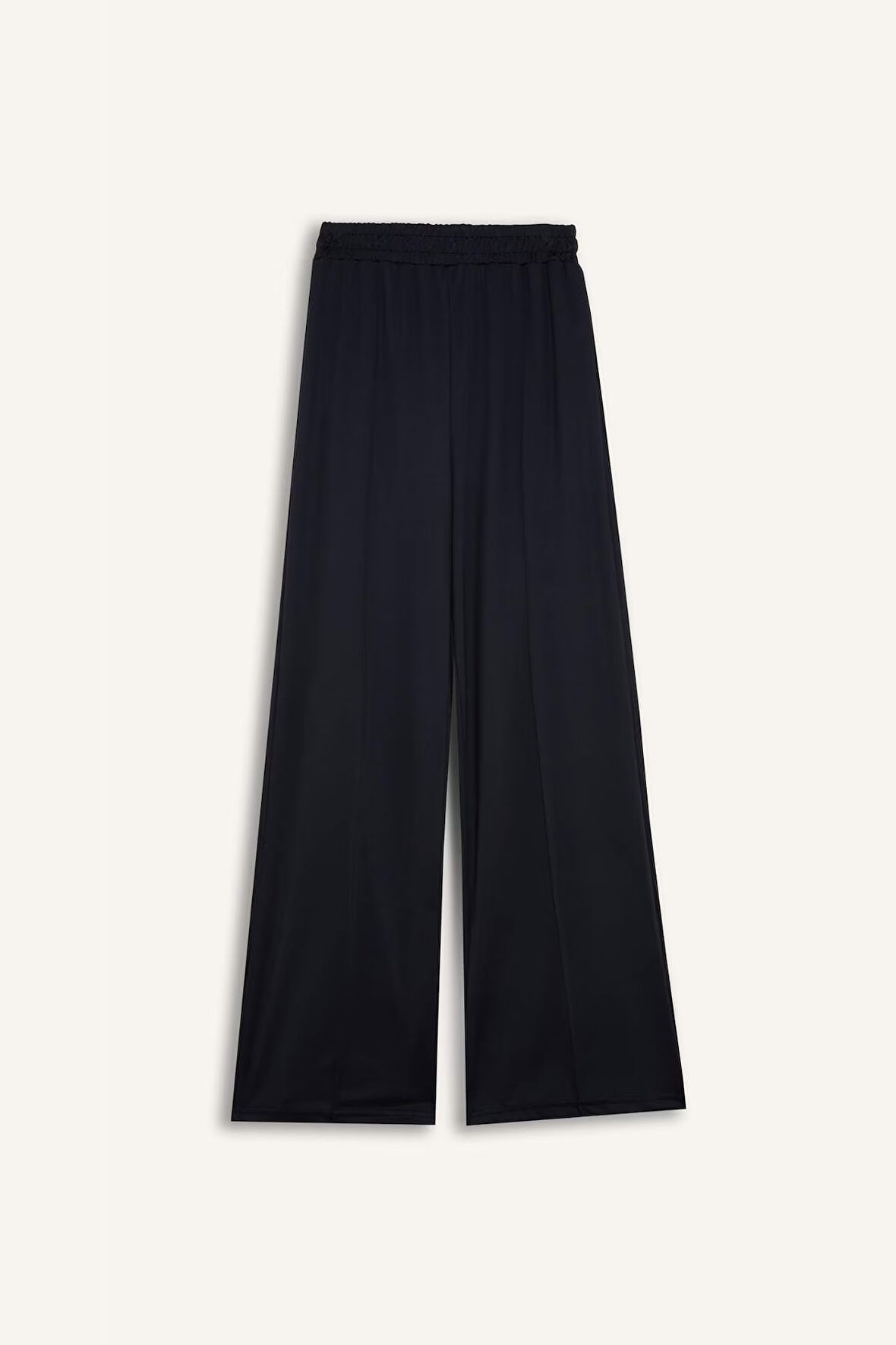 DeFacto Wide Leg Geniş Bol Paça Eşofman Altı Basic Düz Beli Lastikli Bağcıklı E3953AX24WNNV134