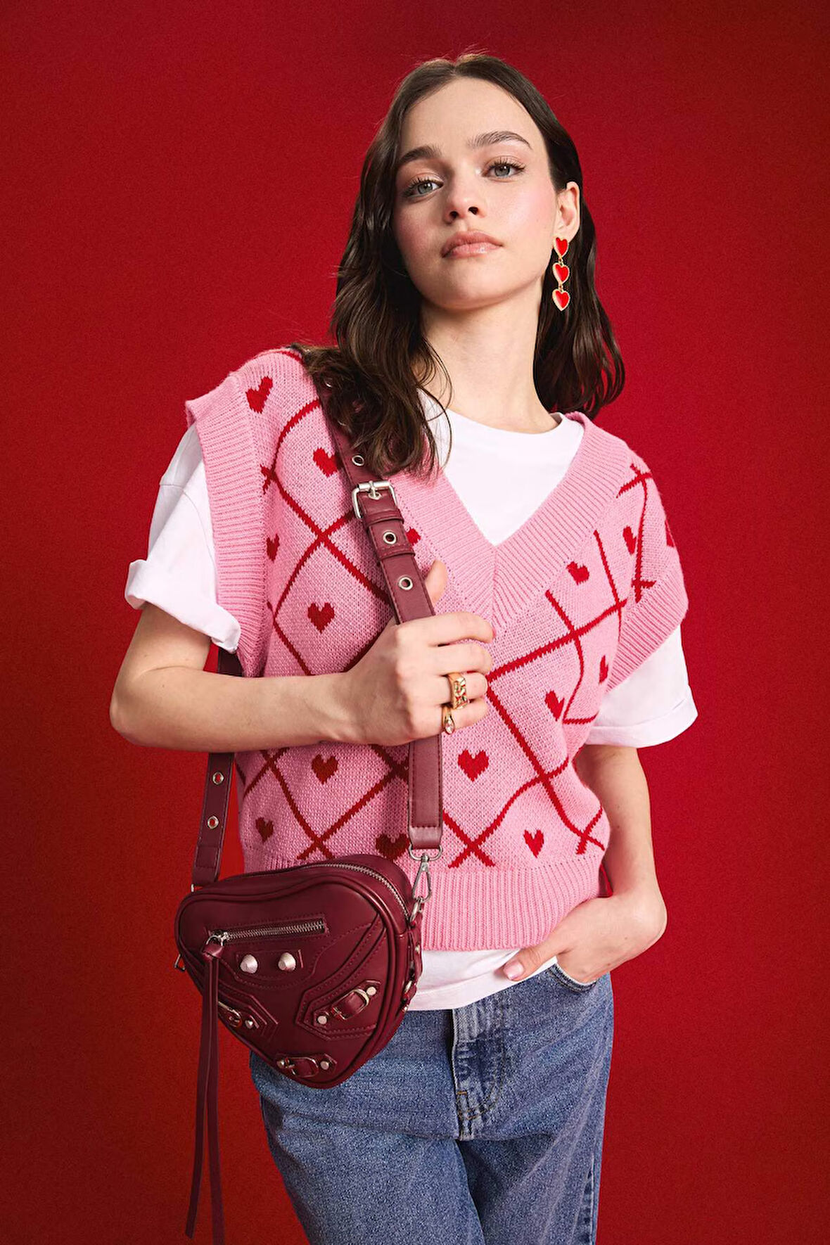 Kadın Suni Deri Omuz Çantası