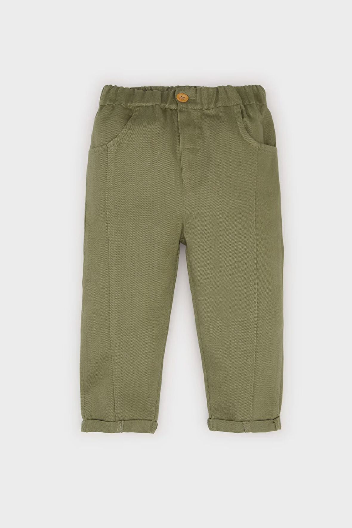 DeFacto Erkek Bebek Beli Lastikli Düz Paça Gabardin Pantolon A8429A525SPKH461