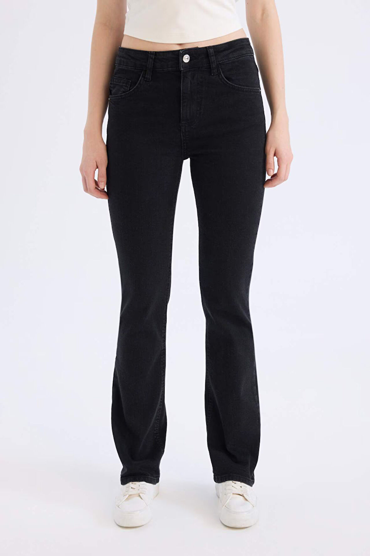 DeFacto Yüksek Bel Uzun Jean Pantolon D5529AX24CWNM40