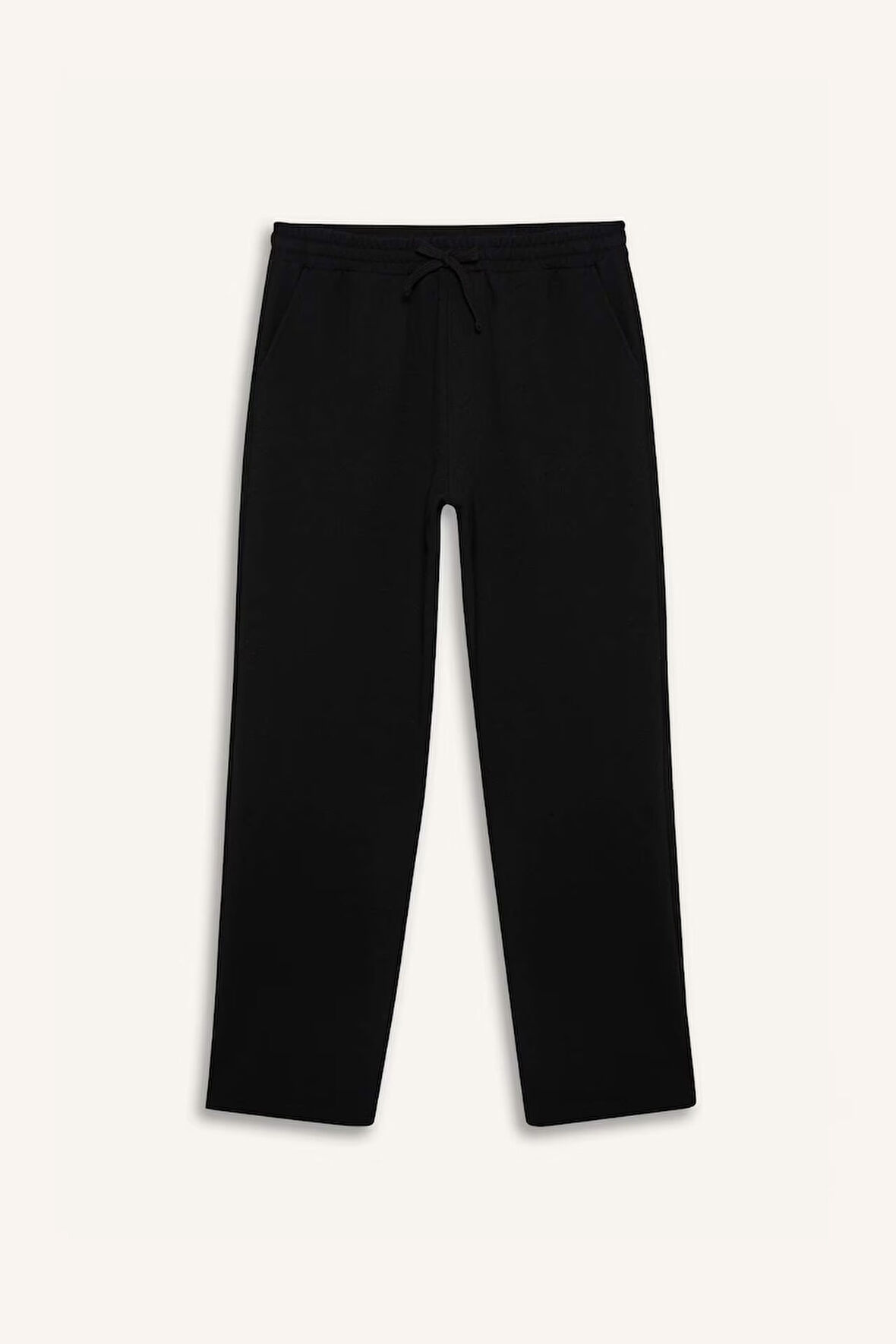 Beli Bağcıklı Wide Leg Geniş Paça Eşofman Altı