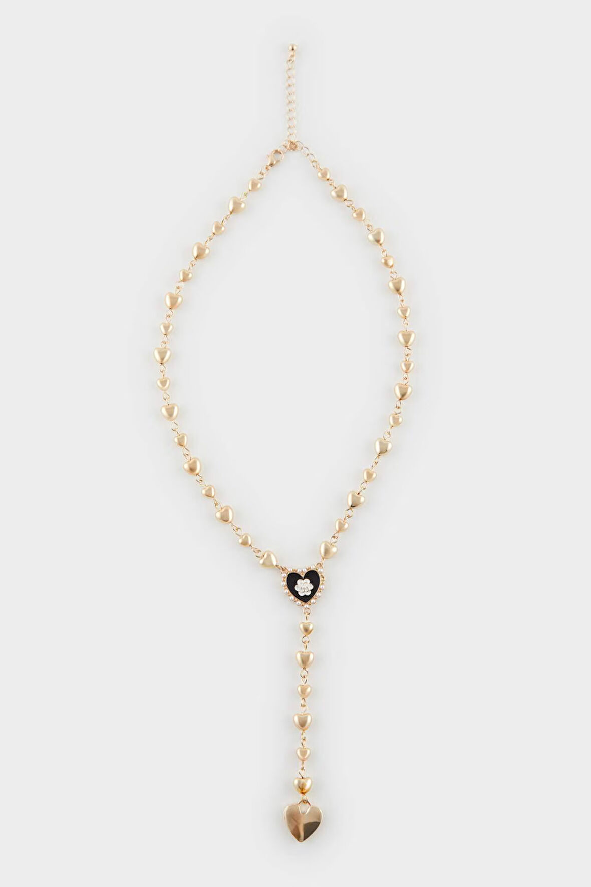 Kadın Kalpli Gold Kolye