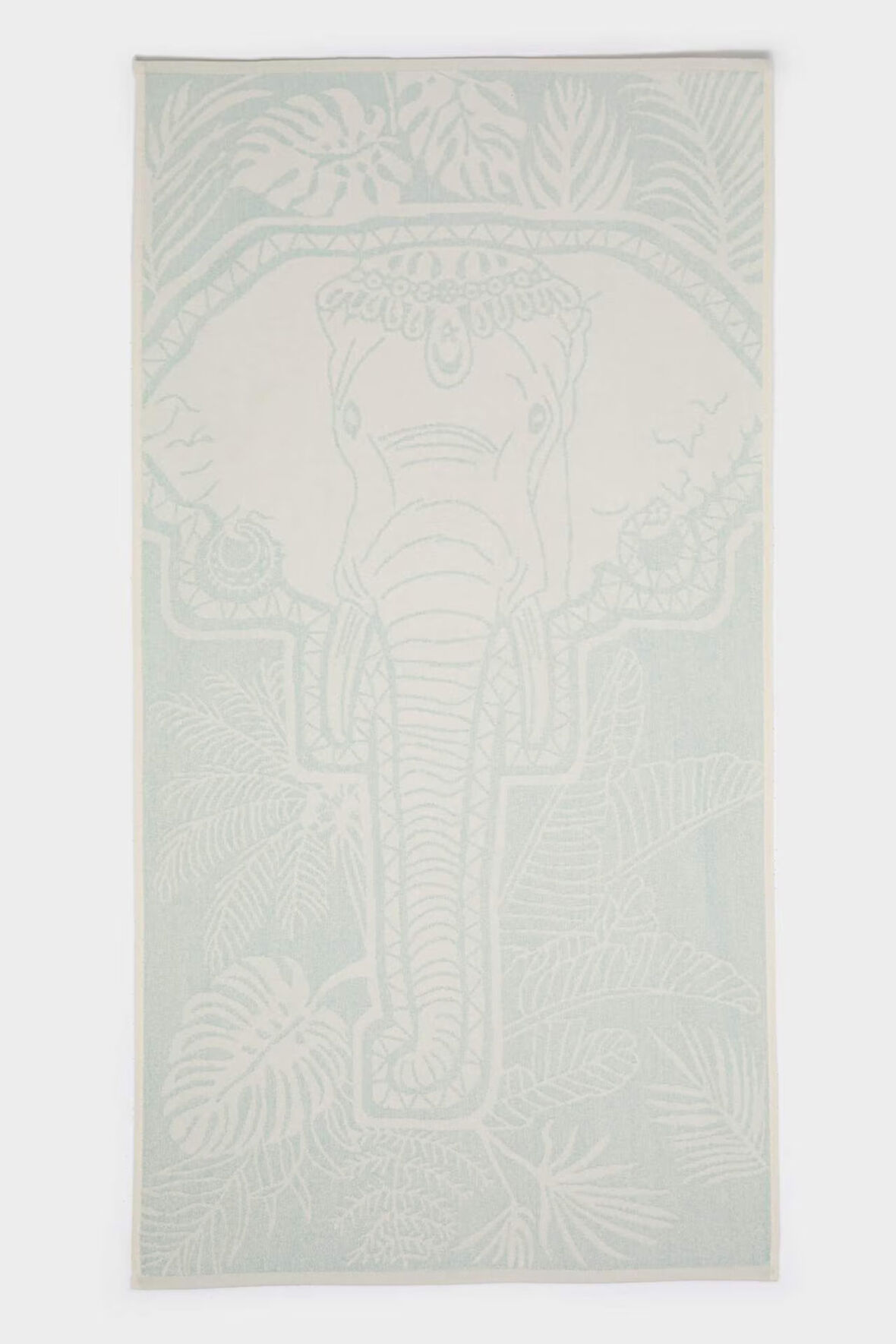 Kadın Desenli Pamuklu Plaj Havlusu