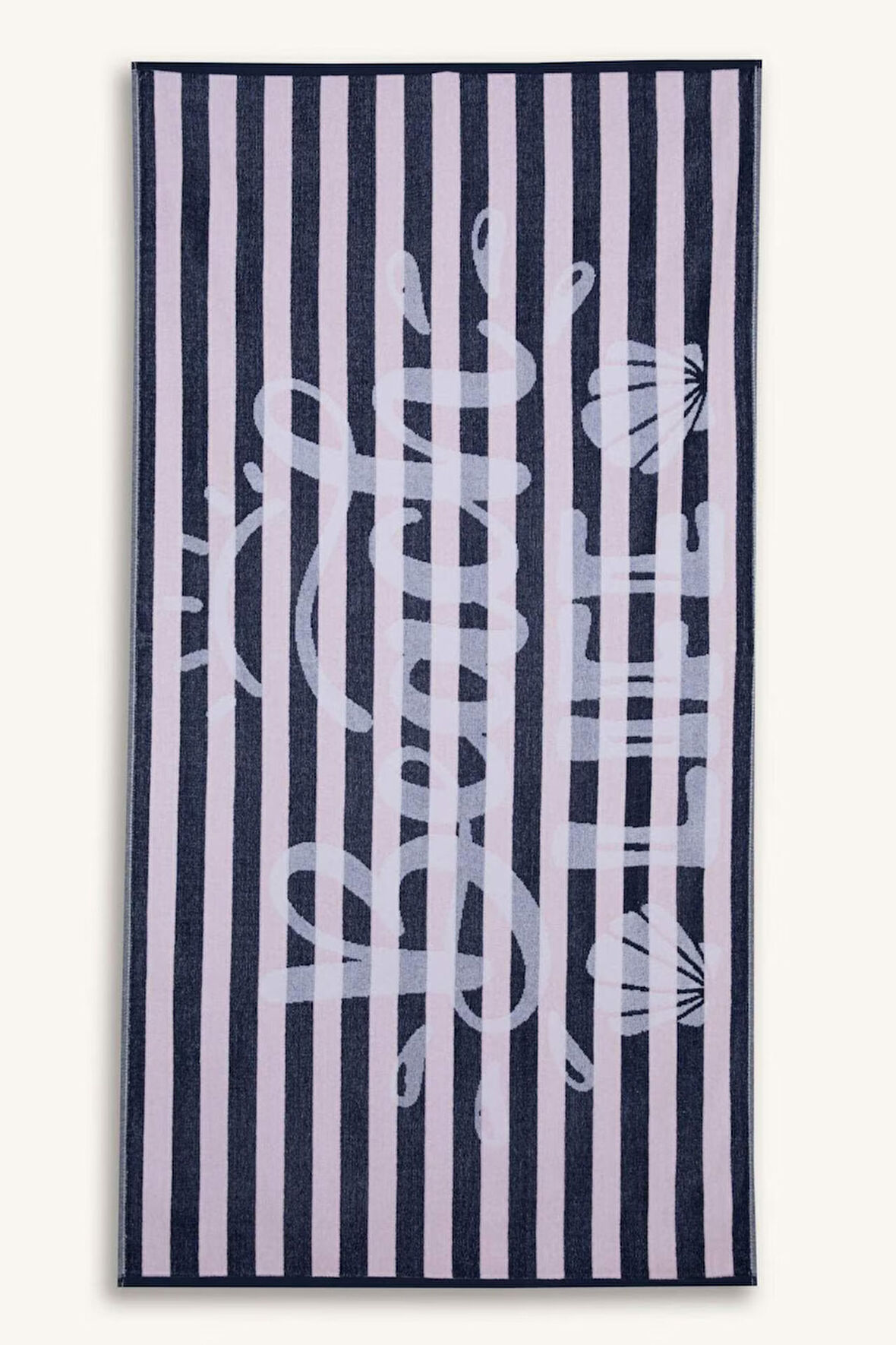 Kadın Desenli Pamuklu Plaj Havlusu