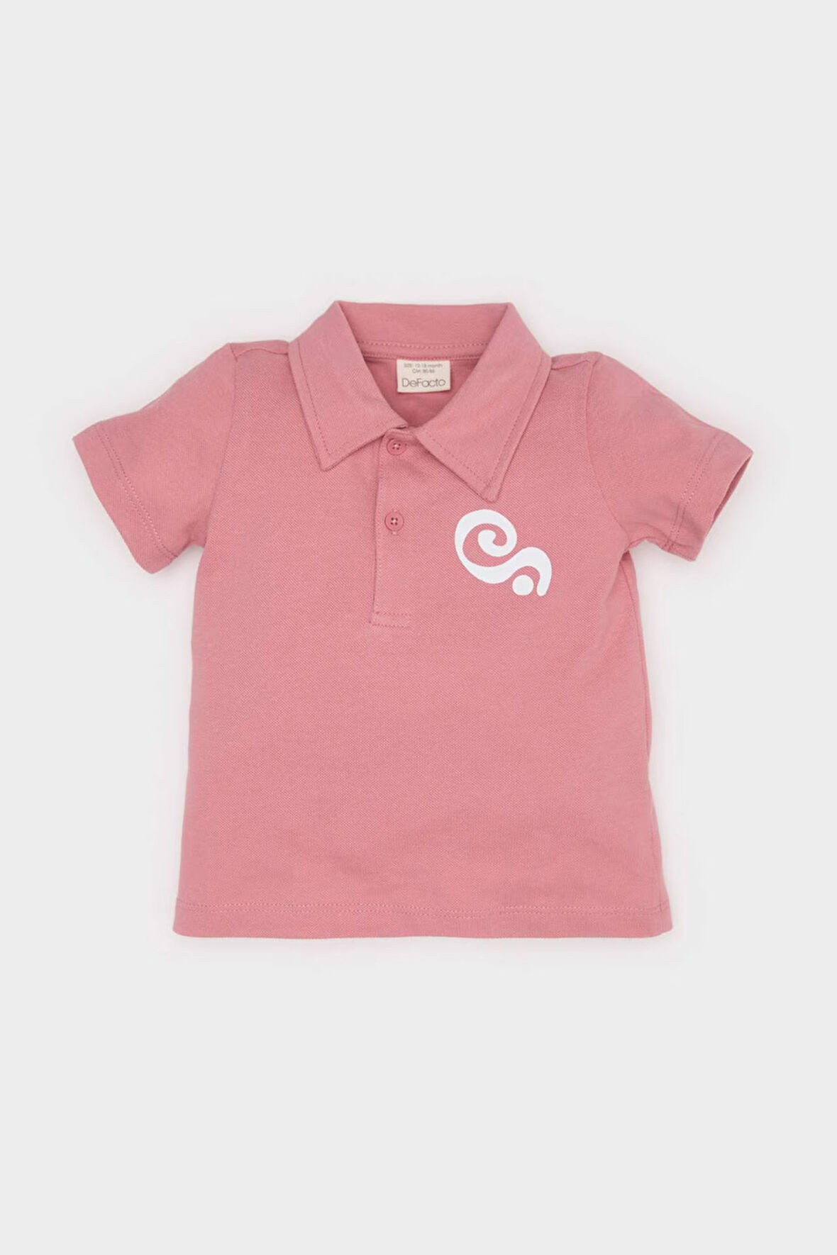 DeFacto Erkek Bebek Baskılı Pike Kısa Kollu Polo Tişört E5314A525SMBR96