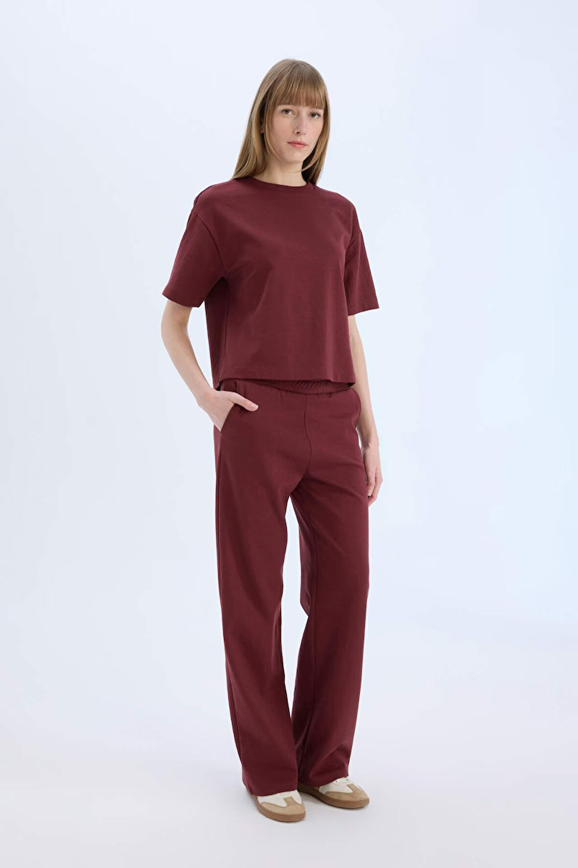 Straight Fit Cepli Pantolon