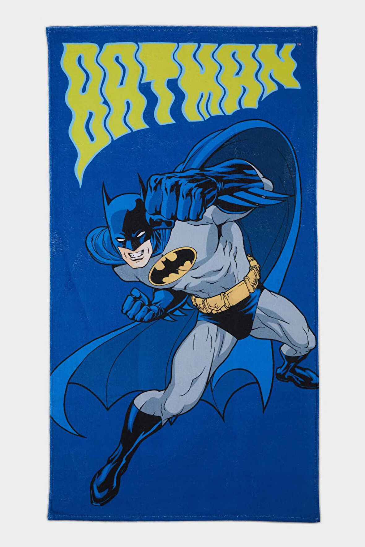 Erkek Çocuk Batman Baskılı Plaj Havlusu