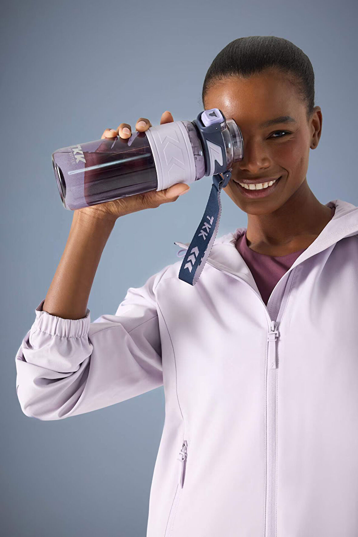 DeFactoFit Su İtici Regular Fit Kapüşonlu Fermuarlı İpek Kumaş Yağmurluk