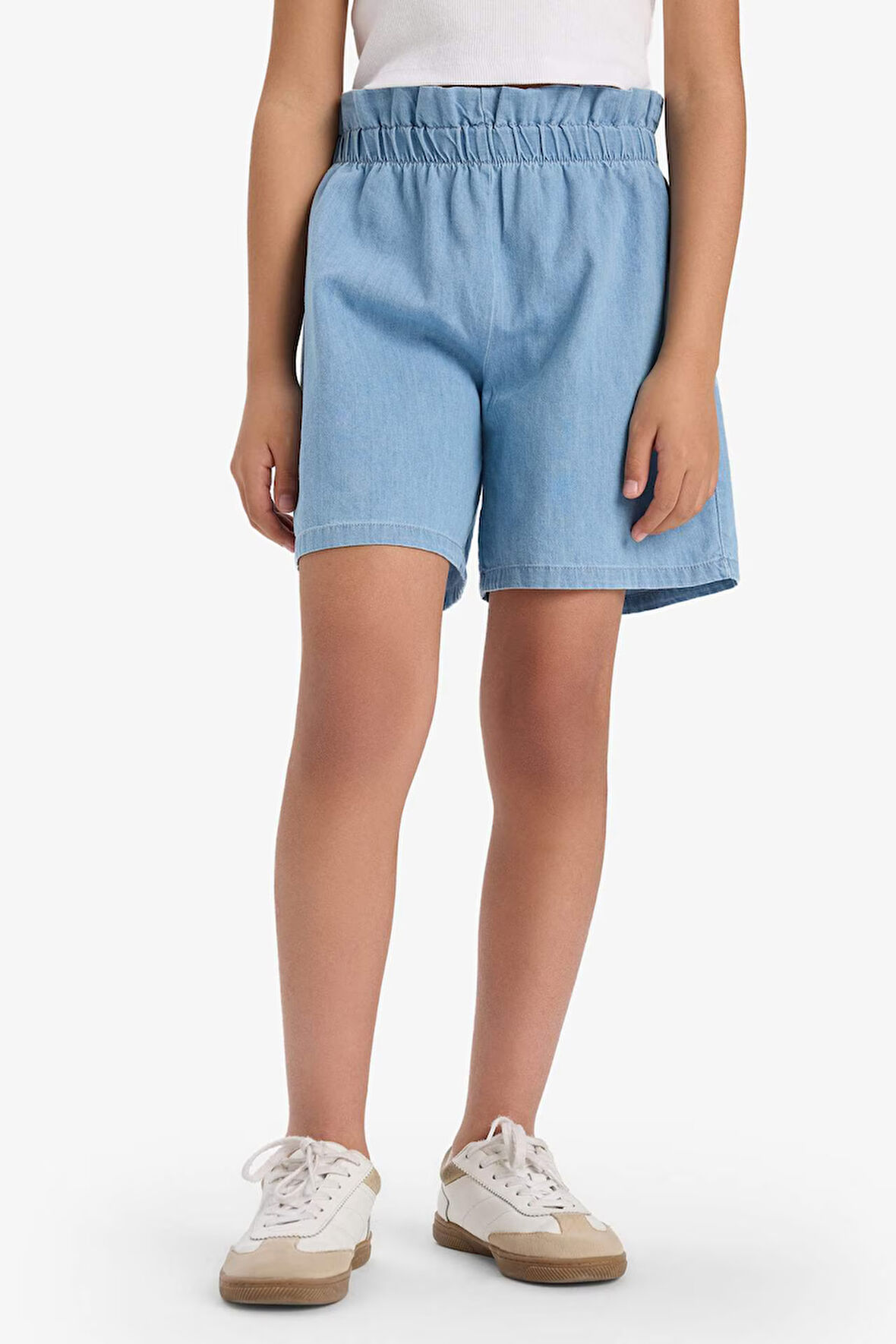 DeFacto Kız Çocuk Jean Şort E6690A825SMNM39