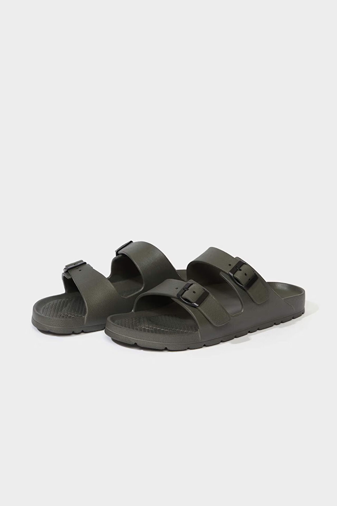 Erkek Düz Taban Çift Bantlı Eva Terlik