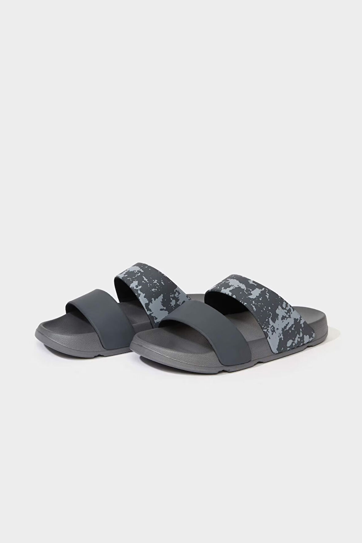 Erkek Düz Taban Çift Bantlı Eva Terlik