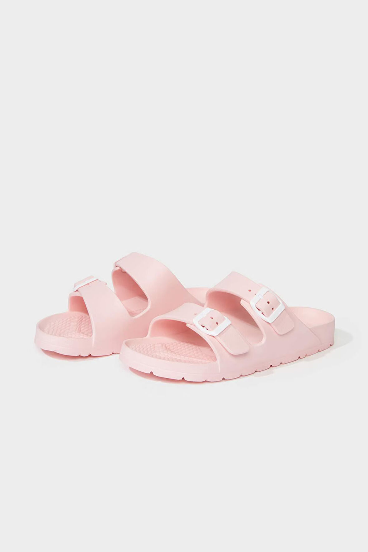 Kadın Düz Taban Çift Bantlı Eva Terlik