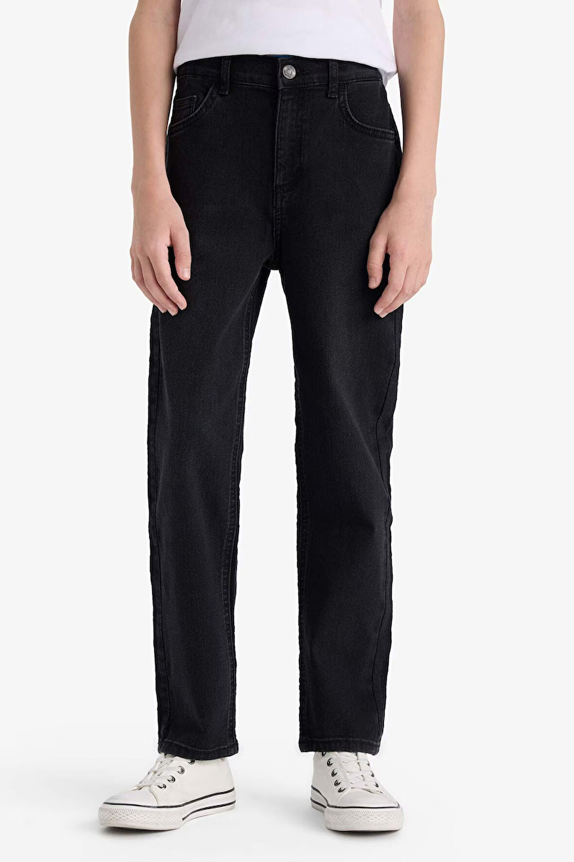 Erkek Çocuk Straight Fit Düz Paça Jean Pantolon