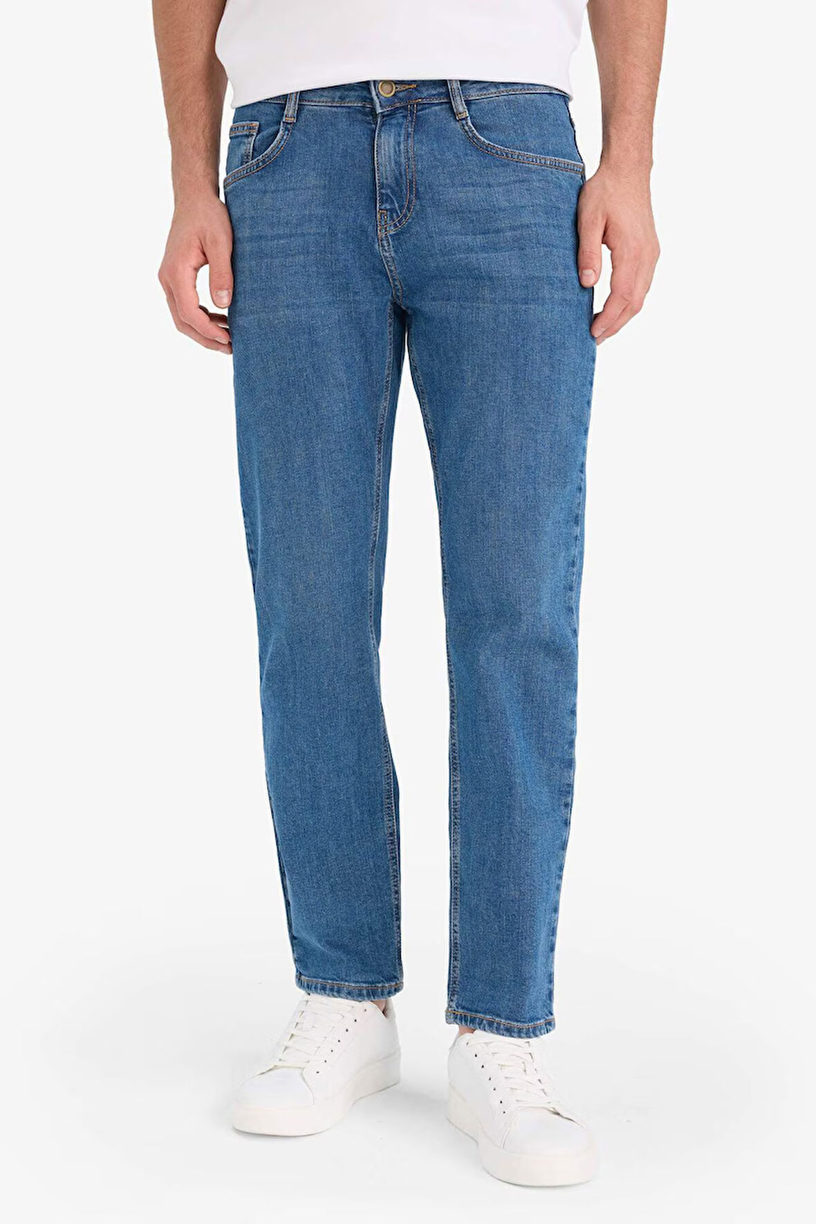 	Sergio Regular Fit Normal Kalıp Normal Bel Boru Paça Jean Pantolon