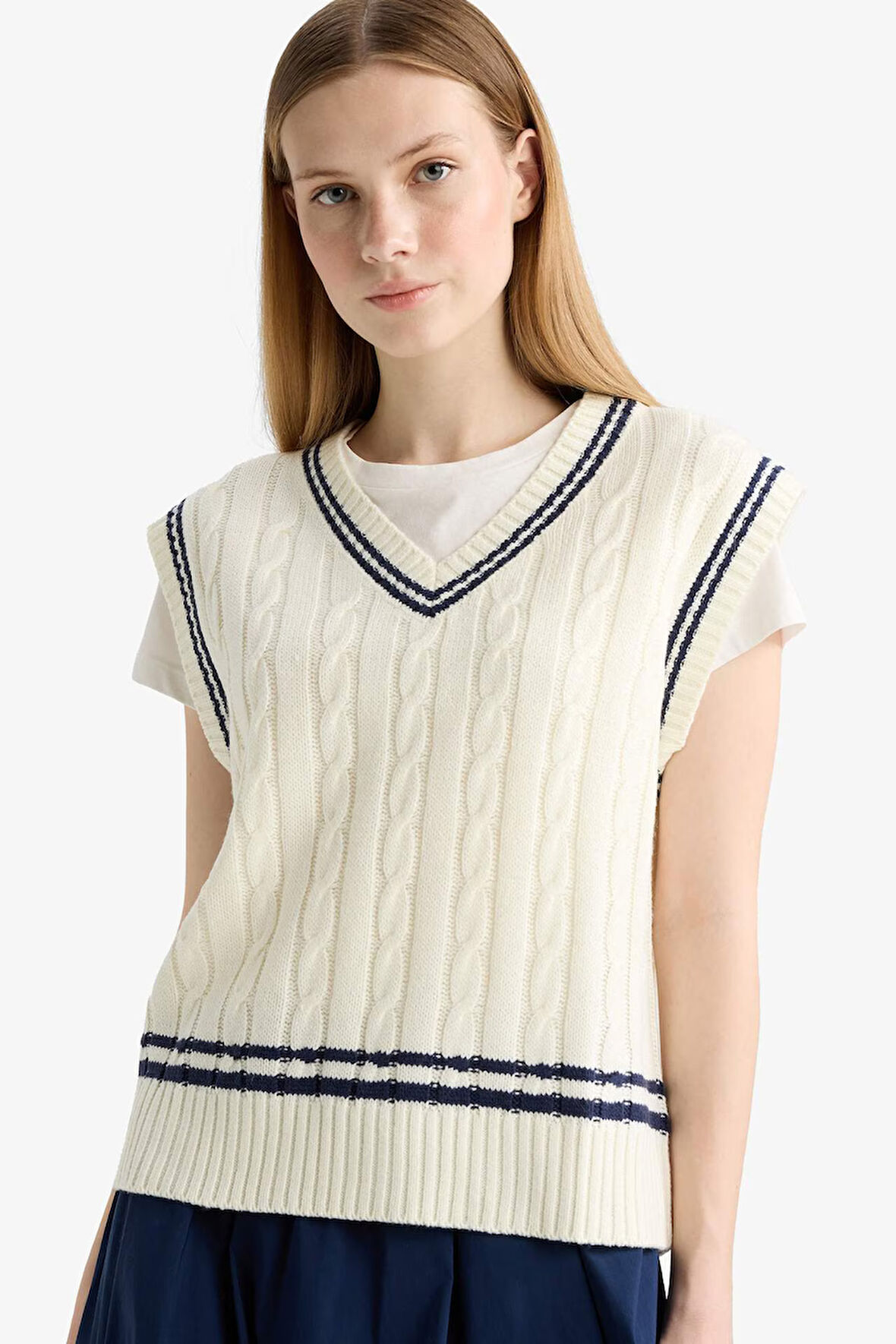 Okula Dönüş Coool Regular Fit V Yaka Yelek