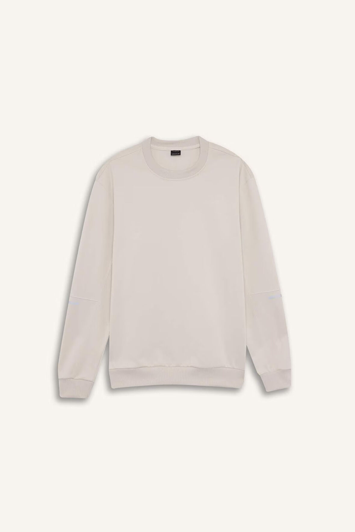 DeFactoFit Standart Fit Bisiklet Yaka Basic Düz Sporcu Sweatshirt E0073AX24WNBG662