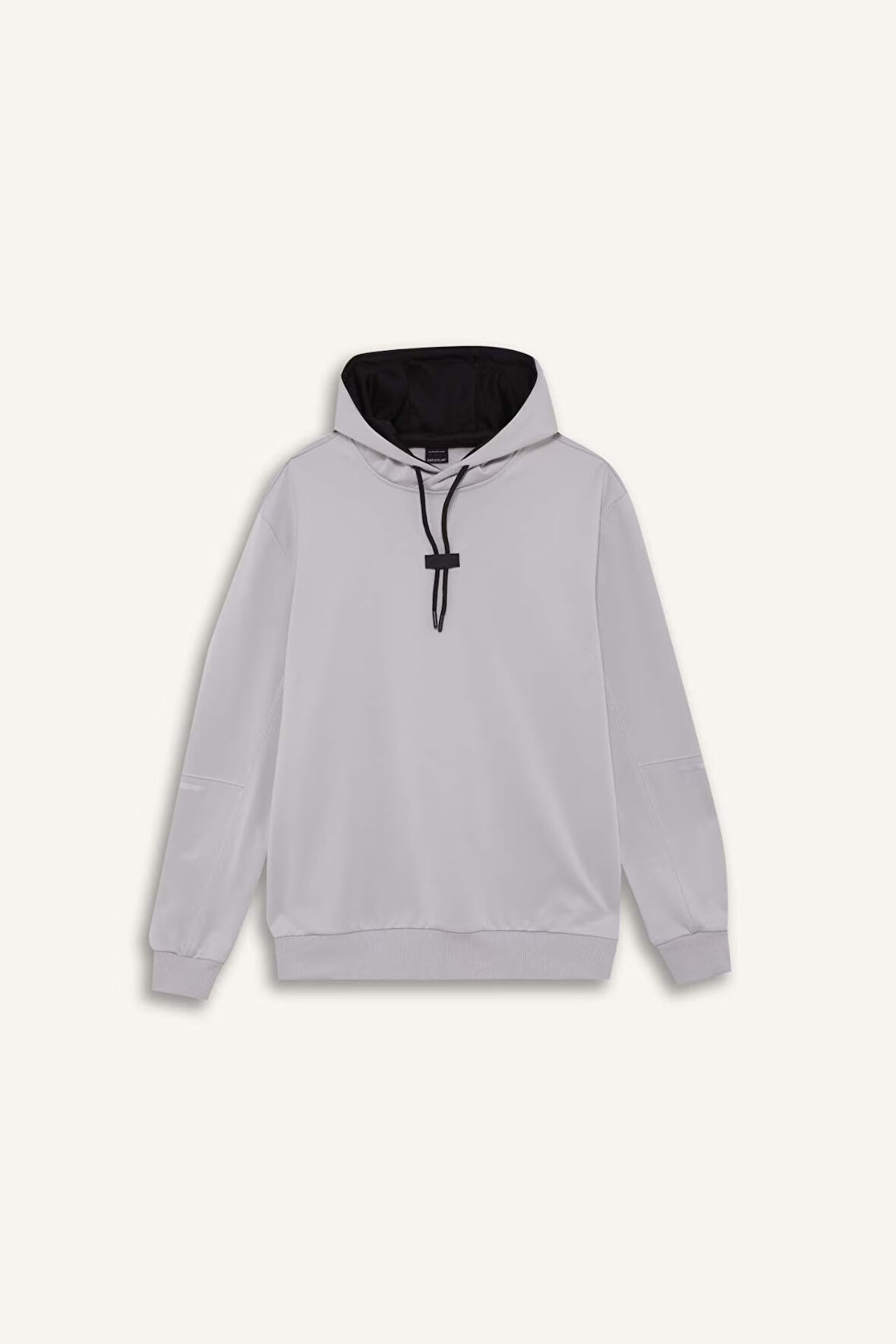 DeFactoFit Standart Fit Kapüşonlu Basic Düz Sporcu Sweatshirt D3736AX24WNGR523