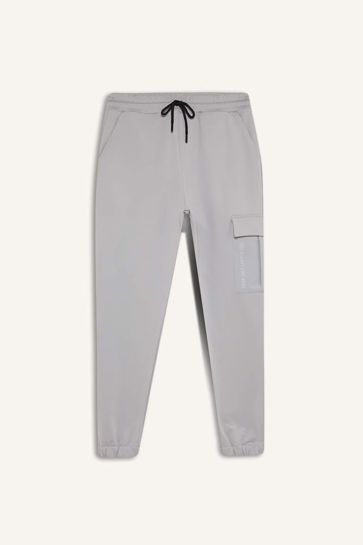 DeFactoFit Sporcu Jogger Eşofman Altı Standart Fit Üç Cepli Beli Bağcıklı Lastikli Paça D3741AX24WNGR523