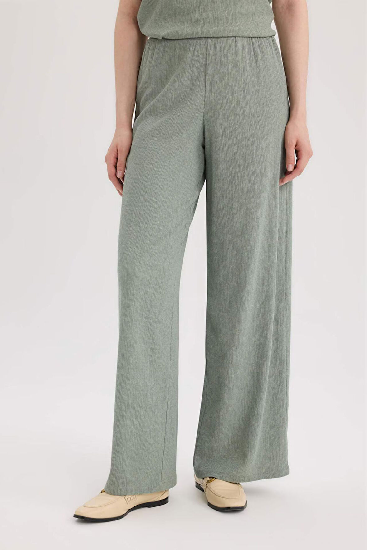 Straight Fit Düz Paça Trousers
