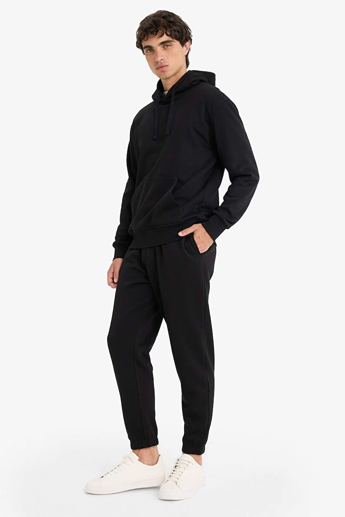 Regular Fit Beli Bağcıklı Jogger Eşofman Altı