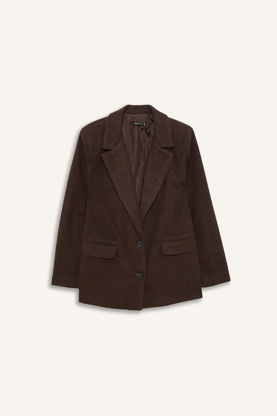 Regular Fit Flanel Blazer Ceket