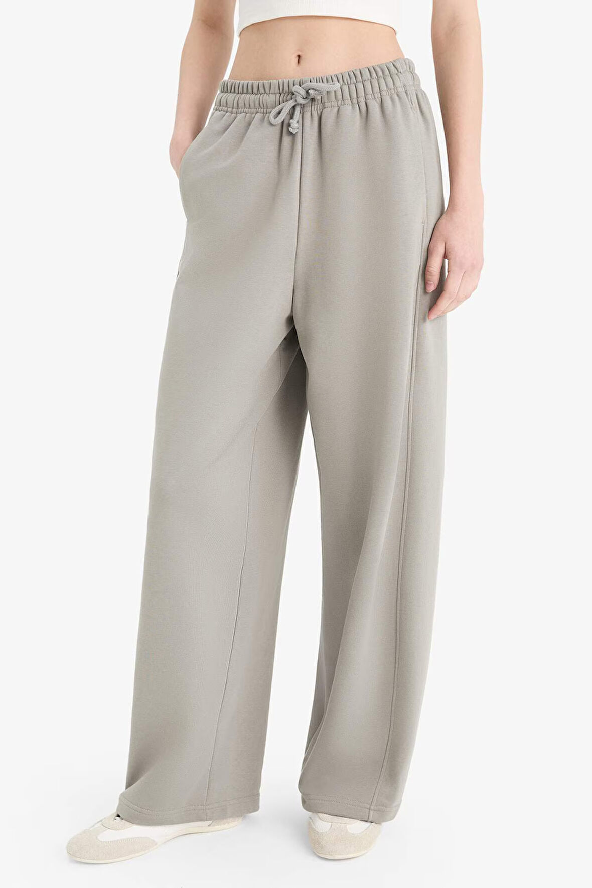 Coool Barrel Fit Esnek Belli Bağcıklı Cepli Pantolon