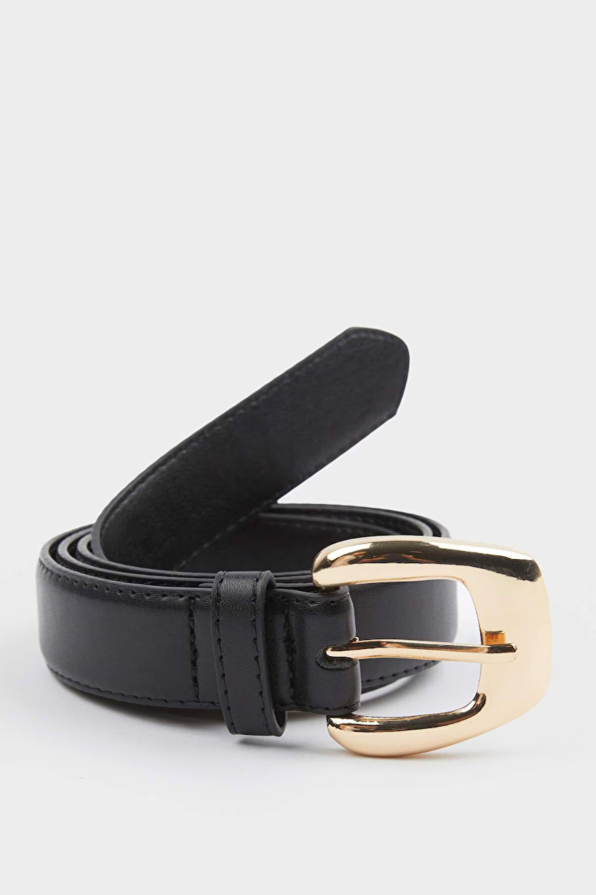 Kadın Büyük Toka Suni Deri Jean Kemeri