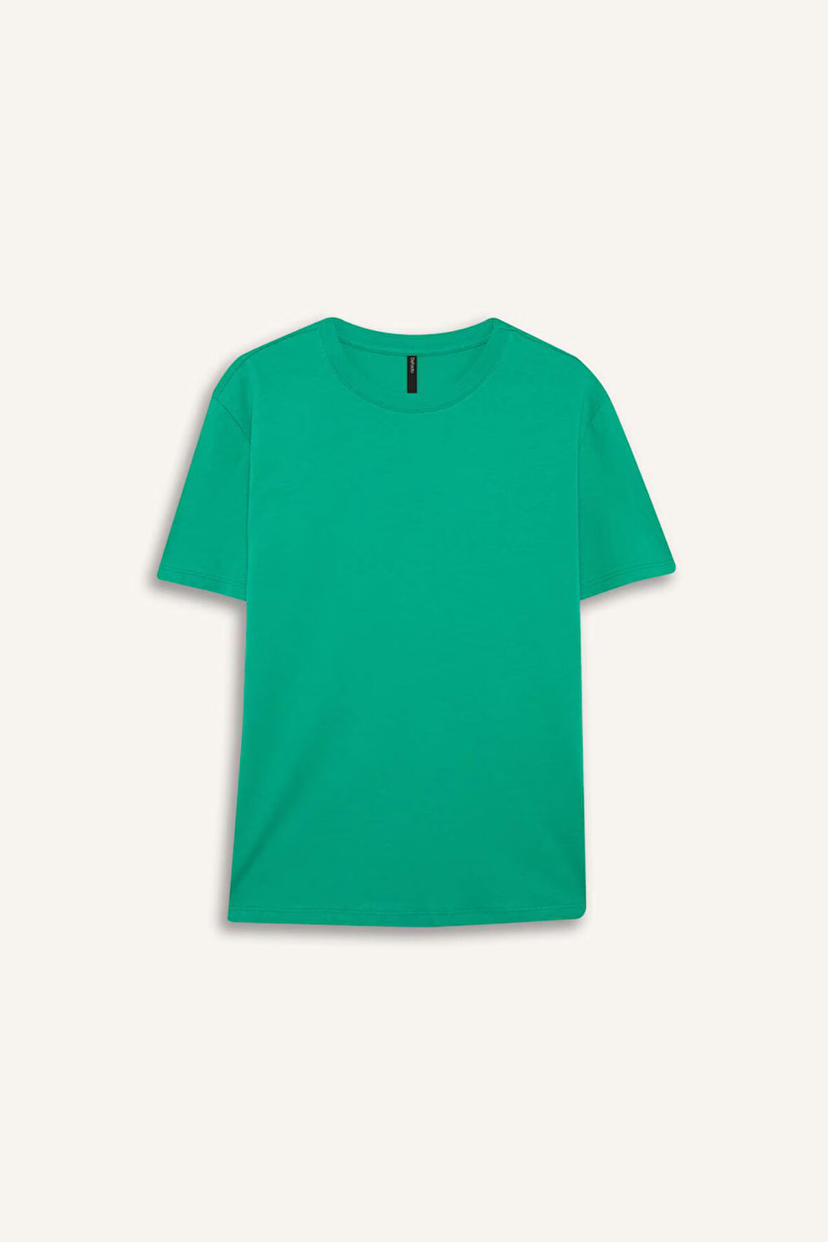 DeFacto Regular Fit Bisiklet Yaka Basic Düz Penye Kısa Kollu Tişört W9584AZ25SPGN690